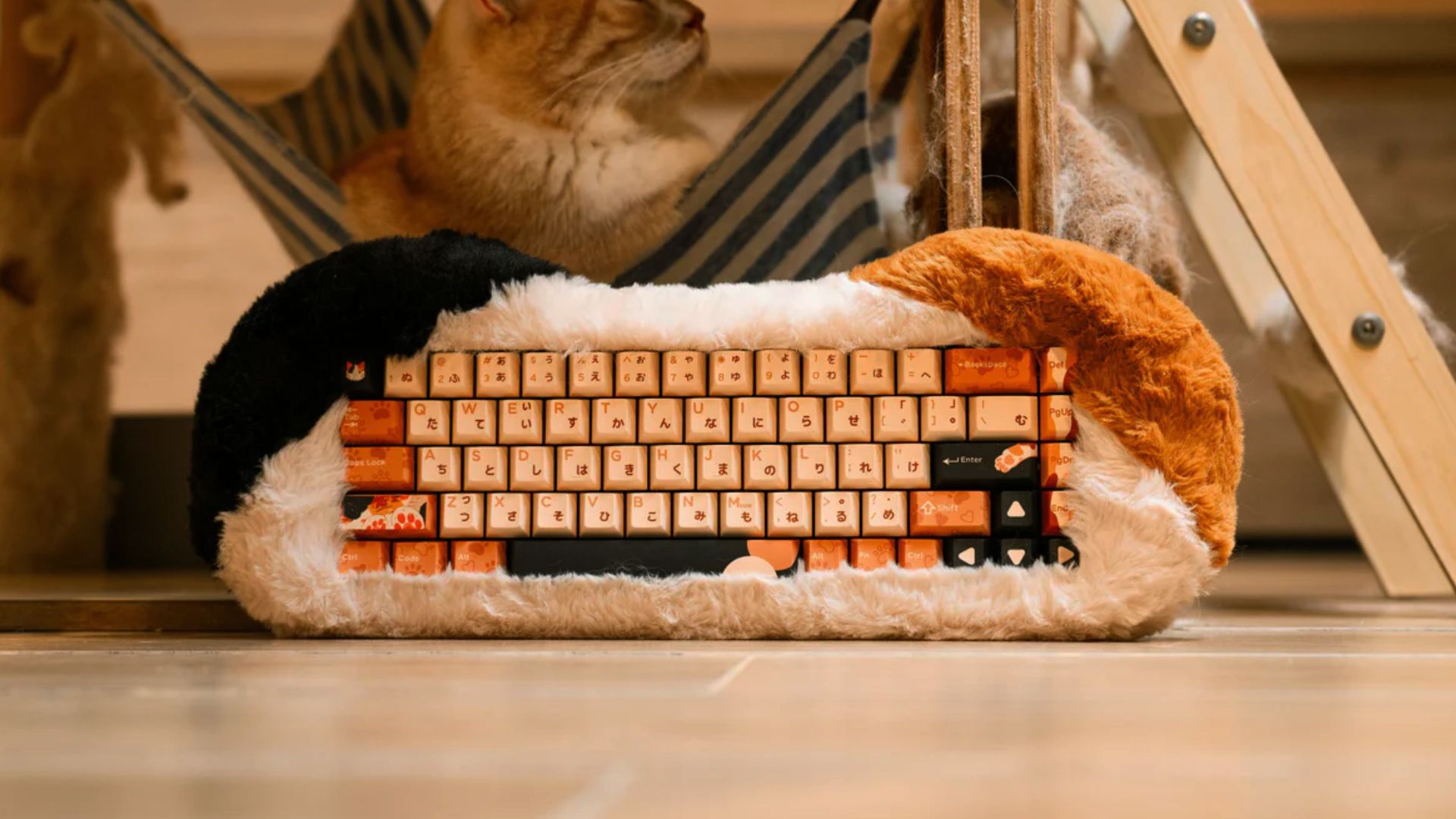 1920x1080 This Cat Themed Wireless Gaming Keyboard Is A Fluffy Feline Treat, Costing $239
