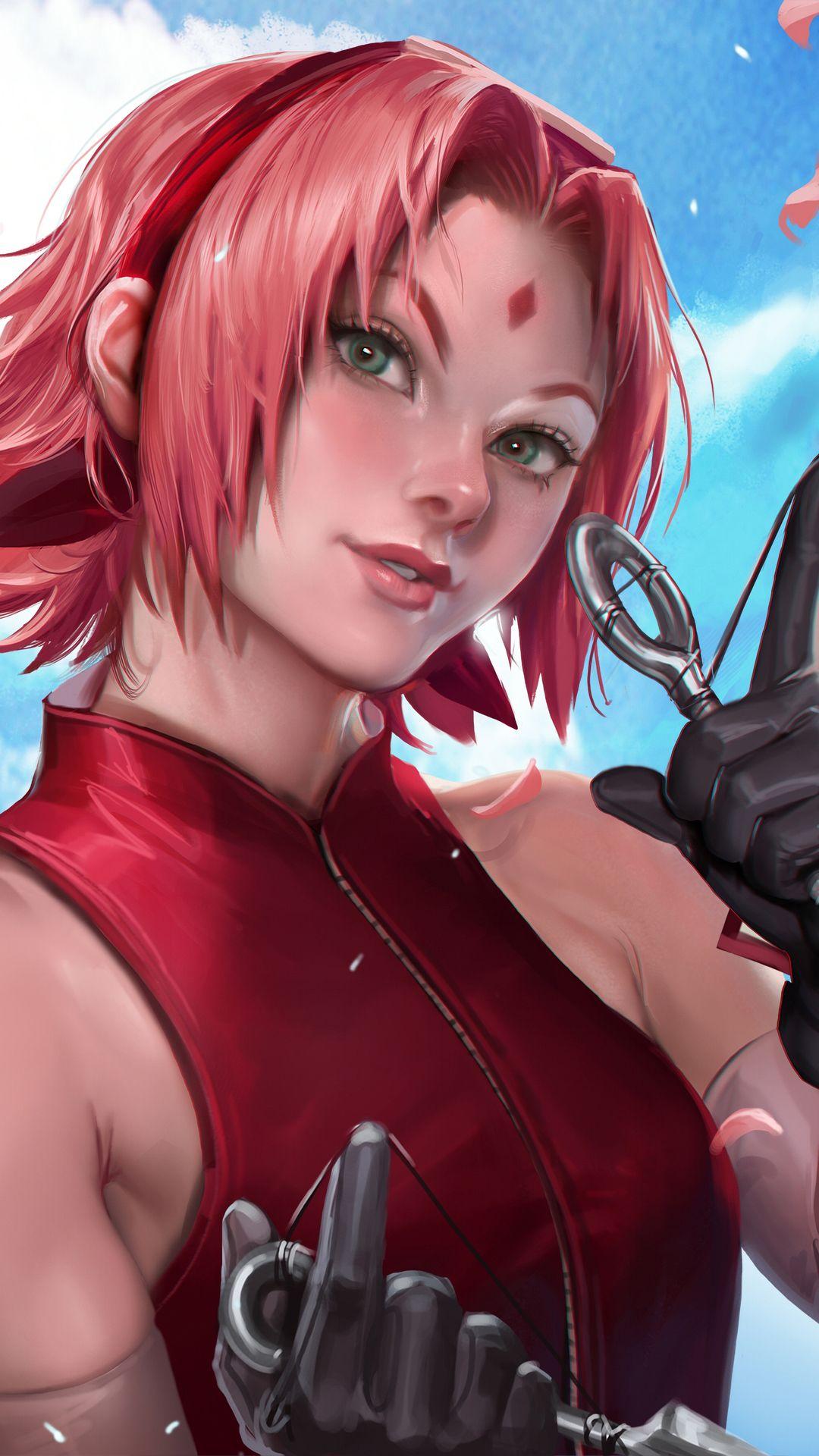 1080x1920 1080x1920 sakura haruno, naruto, anime, anime girl, HD for iPhone 8 wallpaper