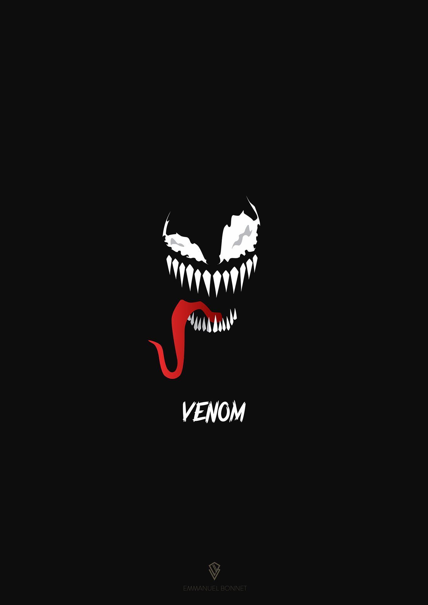 1400x1980 Minimalist version of Venom from Spiderman (Illustrator CS6). Venom art, Marvel wallpaper hd, Marvel wallpaper