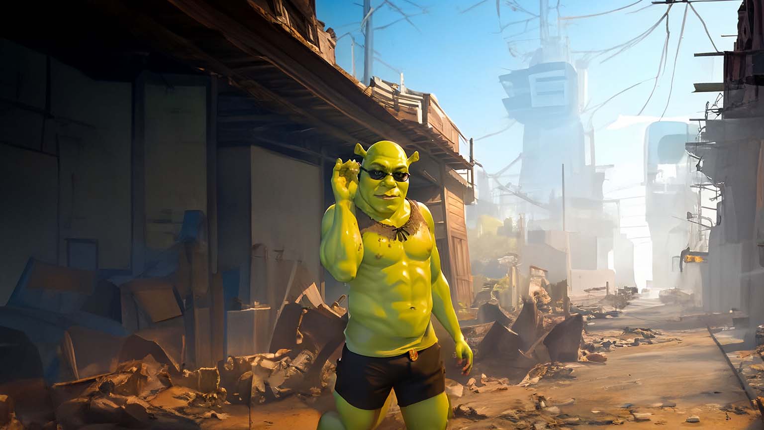 1536x864 Salt Bae Shrek Goofy Ahh Desktop Wallpaper 4K