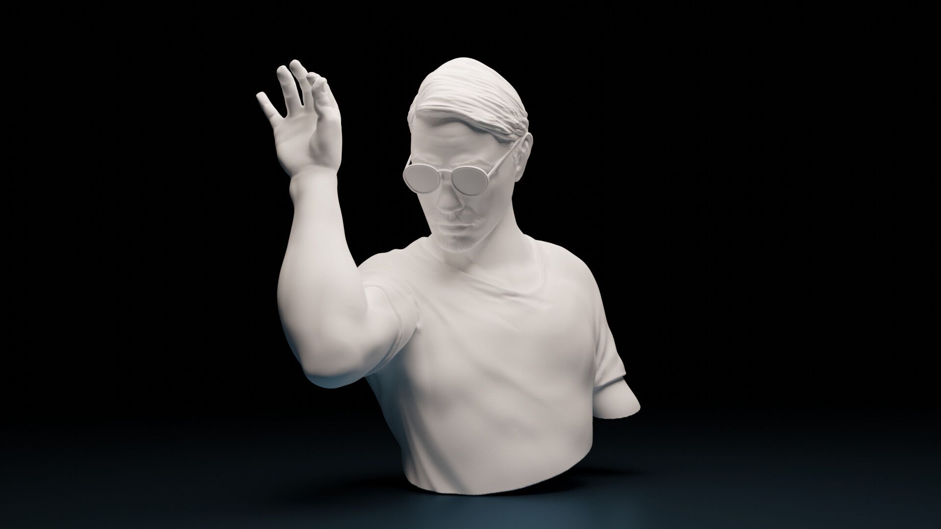 1920x1080 (Salt Bae) 3D Realistic Sculpted Model