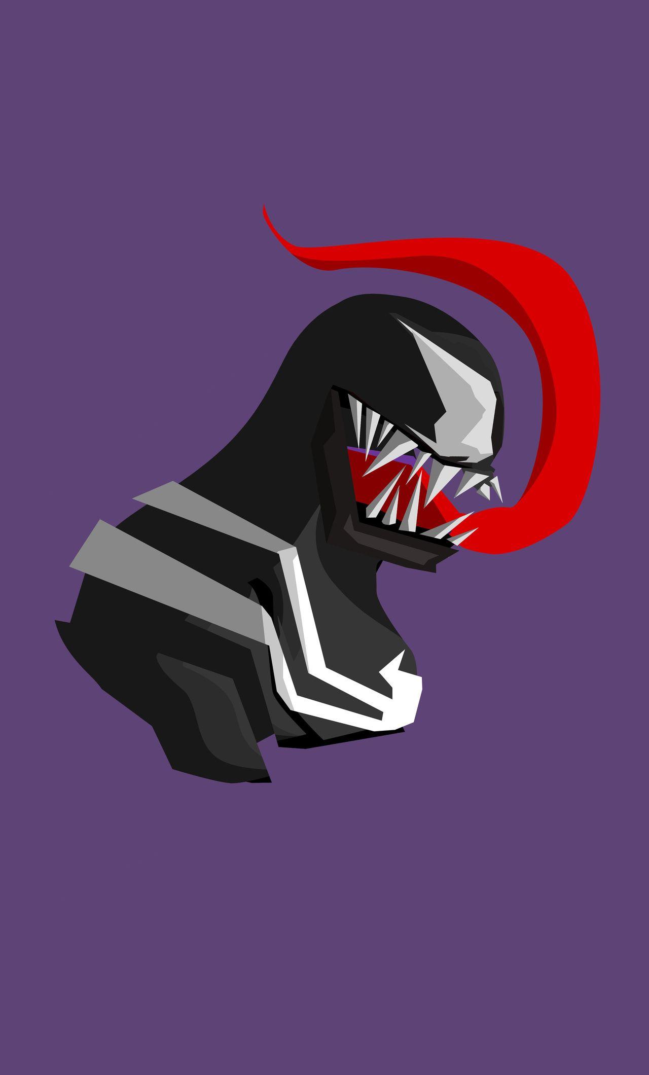 1280x2120 Venom Minimalist 4k iPhone HD 4k Wallpaper, Image, Background, Photo and Picture