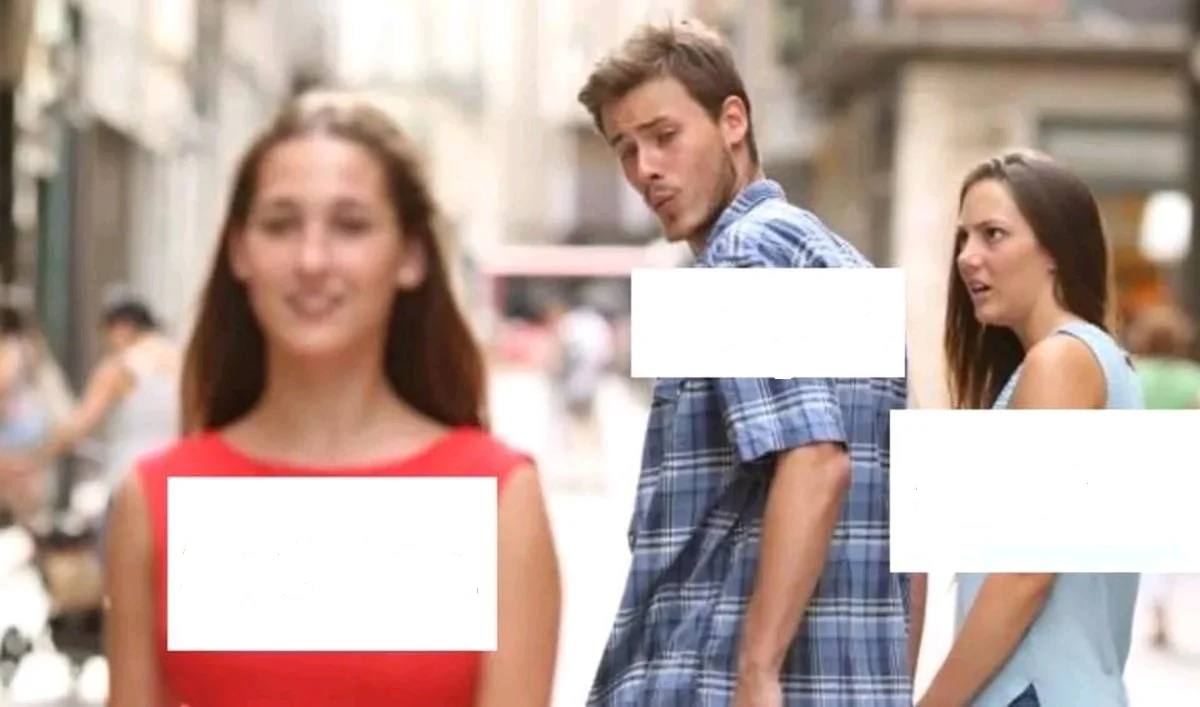 1200x707 Distracted Boyfriend Meme, Template, Origin & Examples
