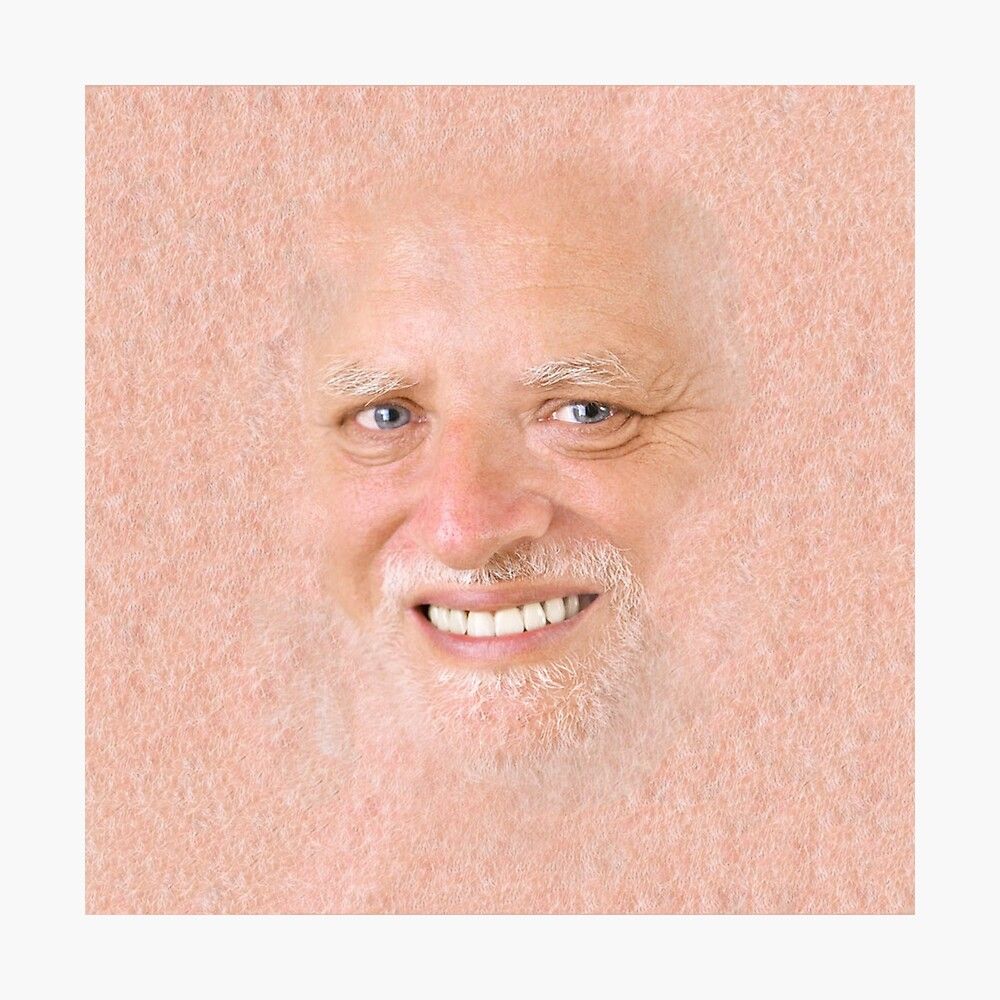 1000x1000 Hide The Pain Harold Poster
