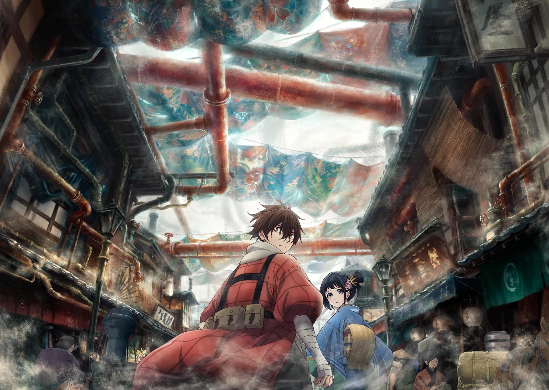 1920x1364 Sparks of Tomorrow / Denkimokuroku Official Key Visual, Logo, and other relevant art from the website (via denkimokuroku.jp)