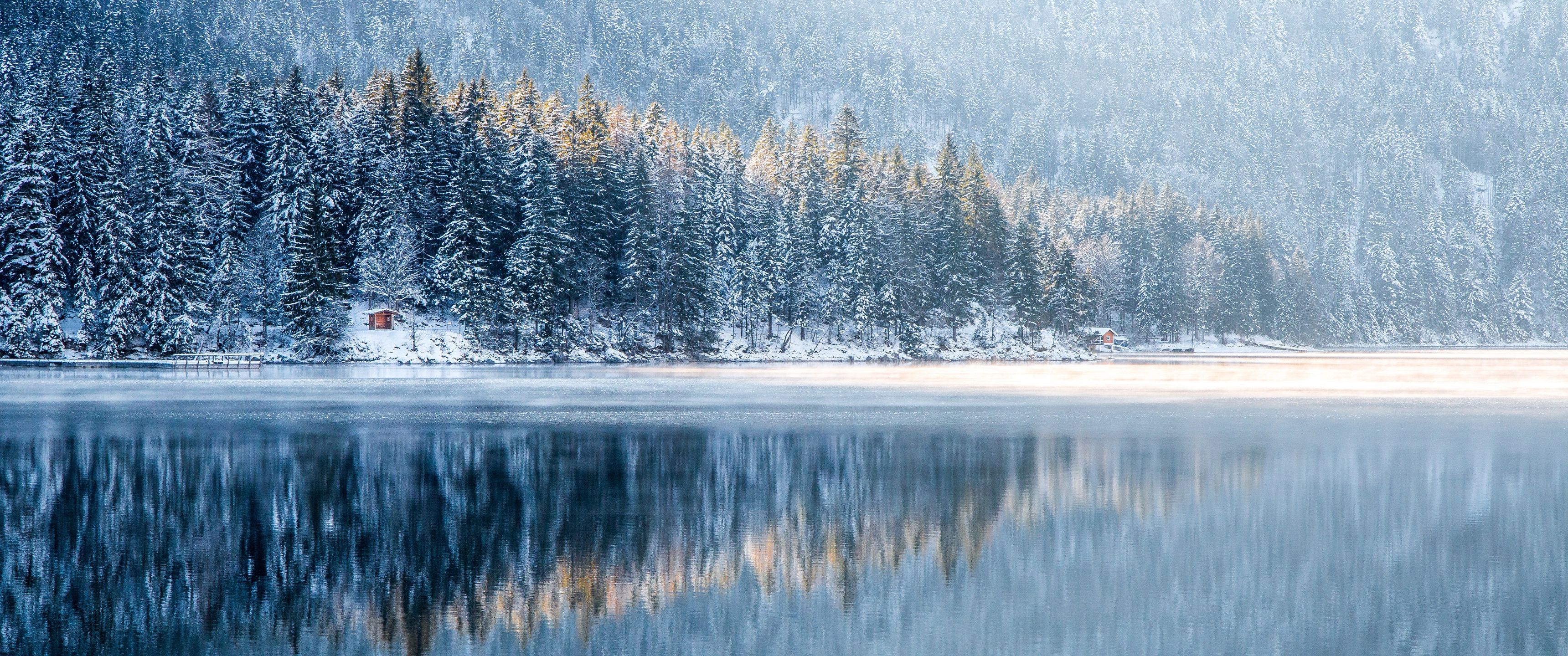 3440x1440 Download Winter Wonderland, Winter, Wonderland, 4K Wallpaper in 3440x1440 Resolution