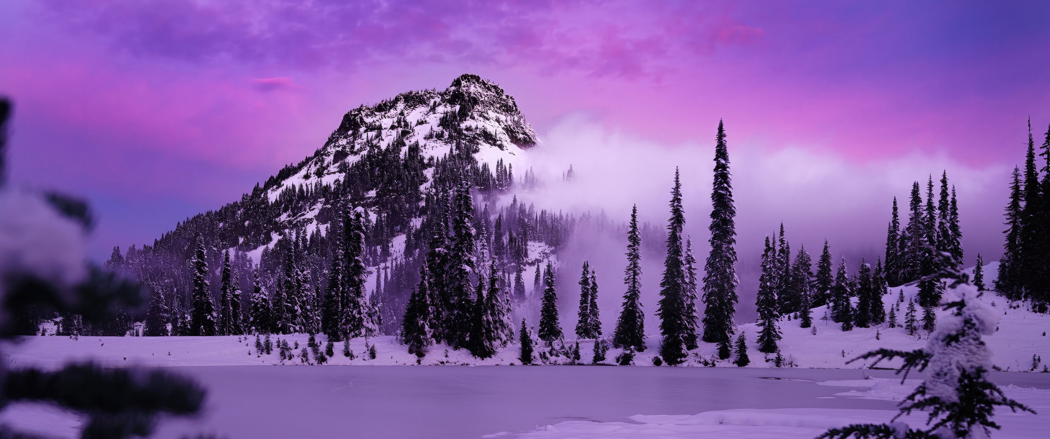 3440x1440 Mountains Covered Snow 4k UltraWide Quad HD 1440P , HD 4k Wallpaper, Image, Background, Photos and Picture