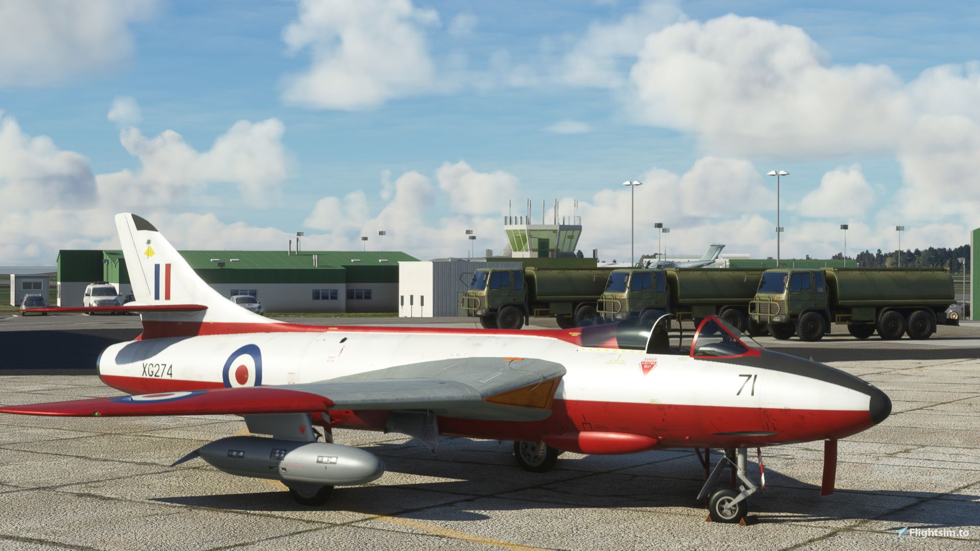 1920x1080 Hawker Hunter Single Seaters for MSFS