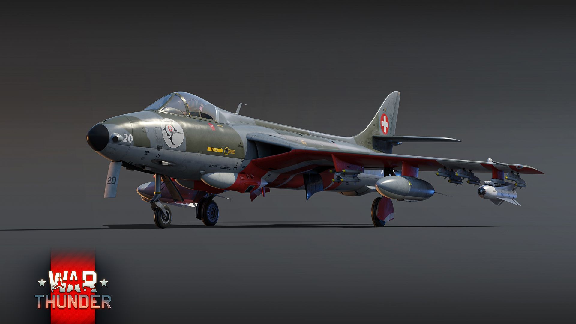 1920x1080 Development Squadron vehicles: Hunter F.58 (7) )