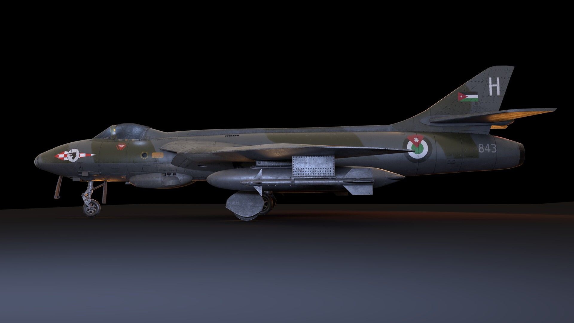 1920x1080 Hawker Hunter F.6