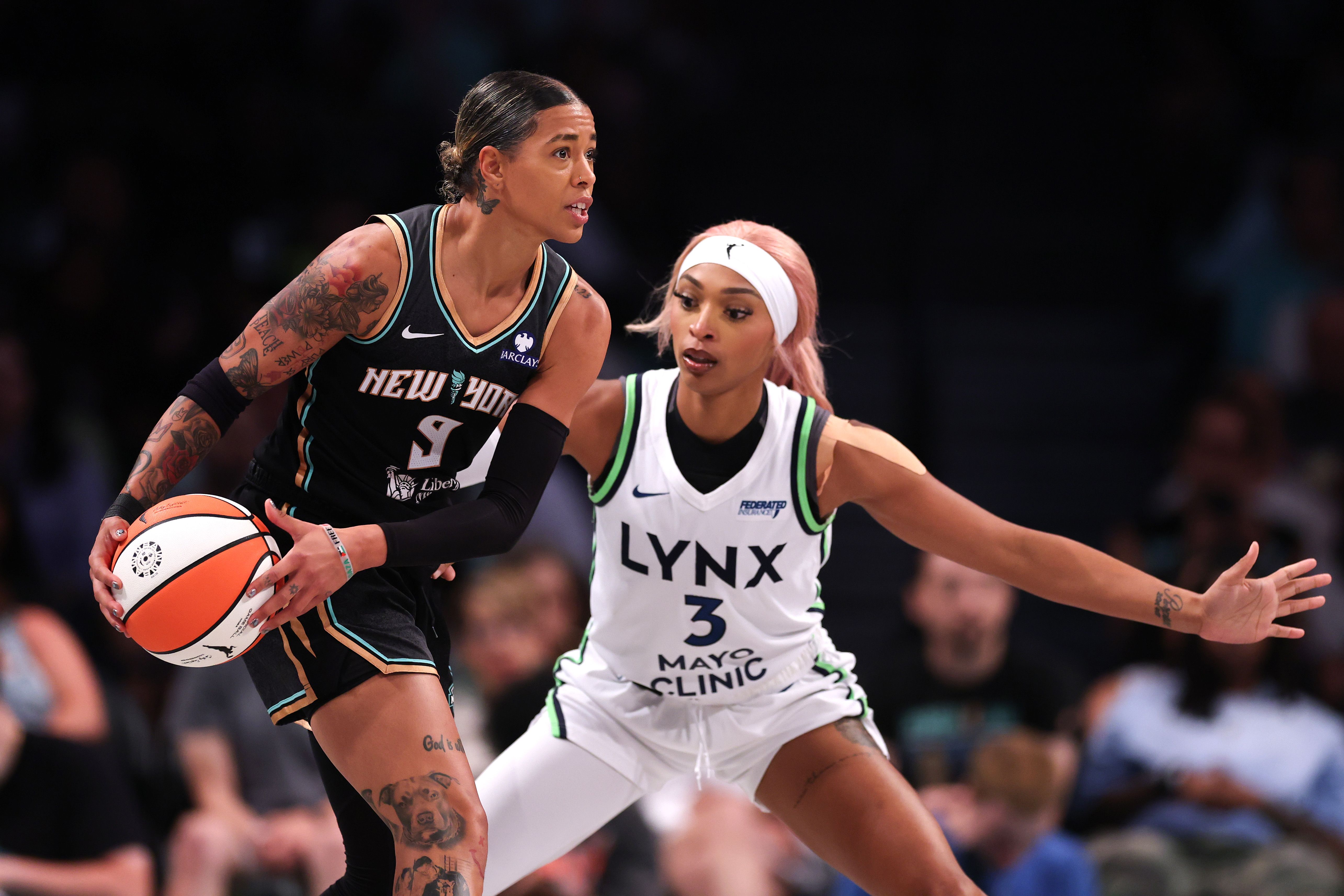 5139x3426 Kayla McBride, DiJonai Carrington help Lynx top Liberty in WNBA Finals rematch