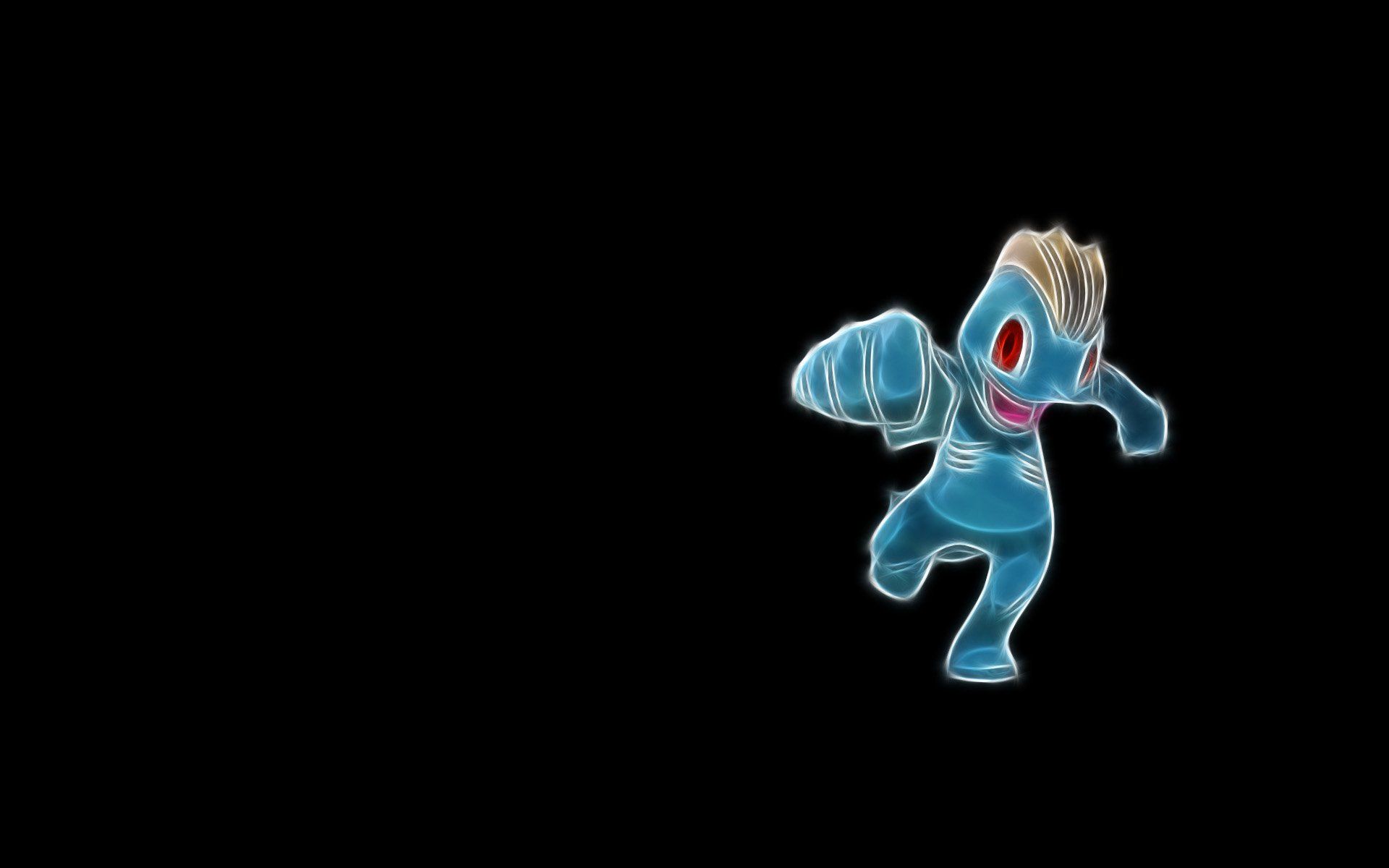 1920x1200 Machop Power Strike: HD Pokémon Anime Wallpaperx1200