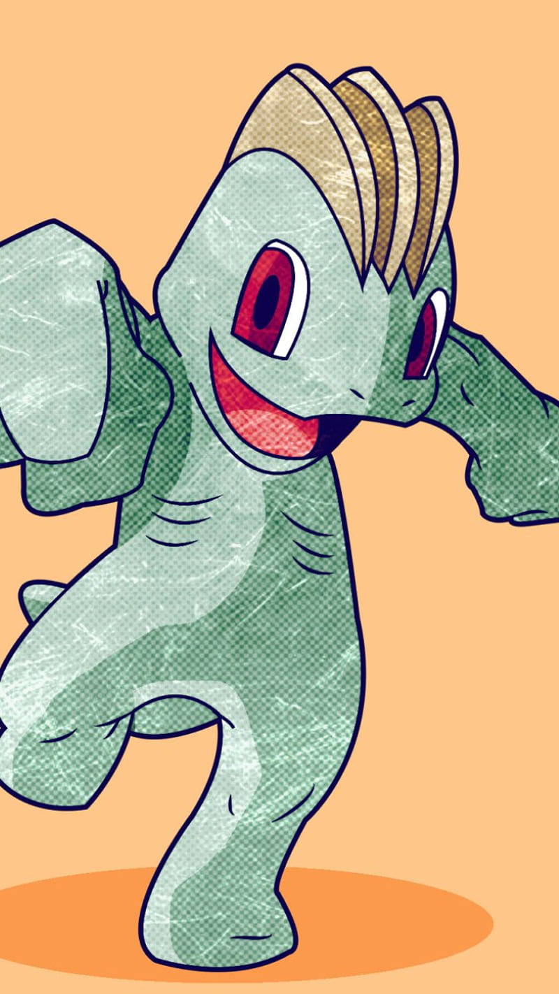 800x1422 Pokemon machop, pokemon, go, machop, anime, cartoon, film, jaoan, dragon, HD phone wallpaper