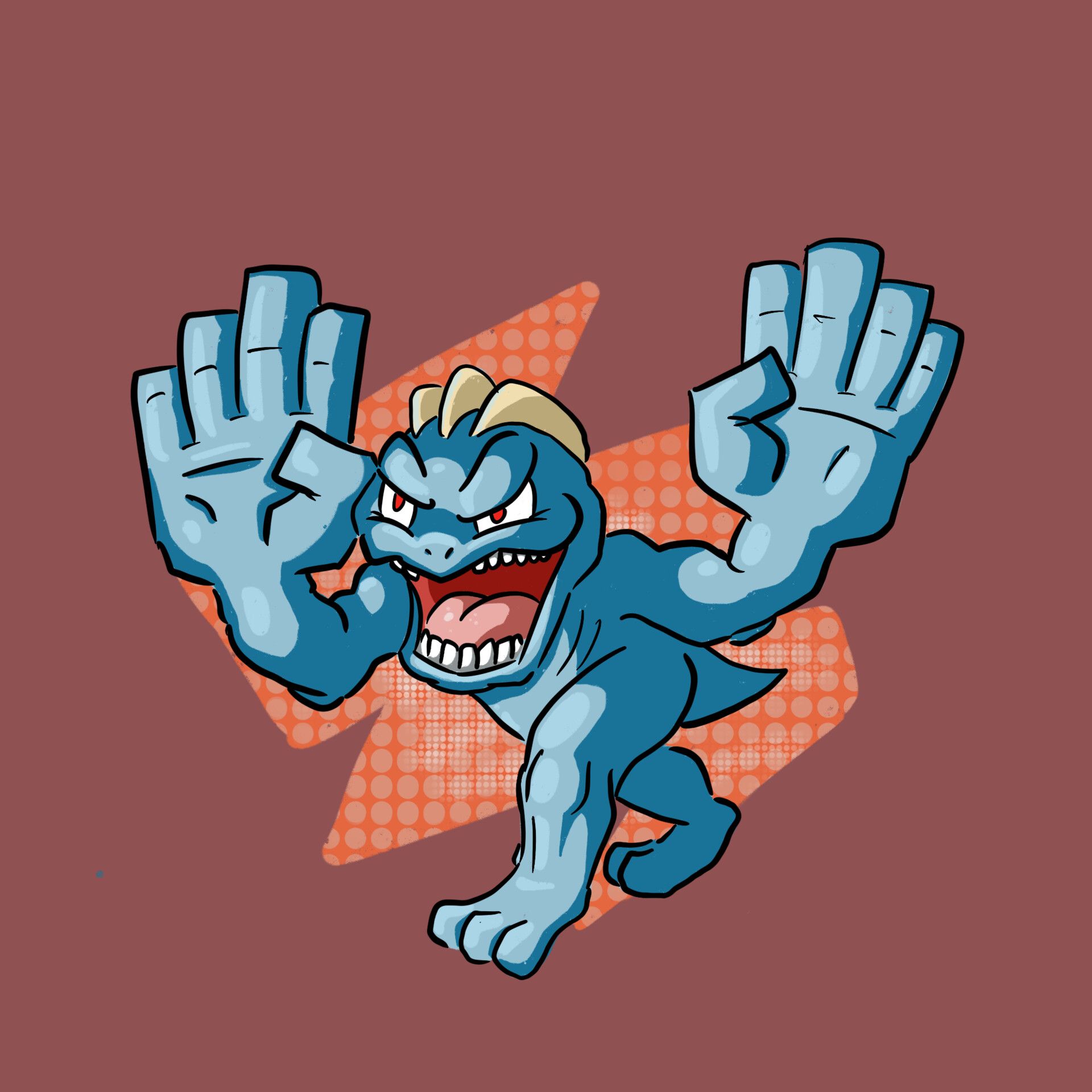 1920x1920 Machop PKMN