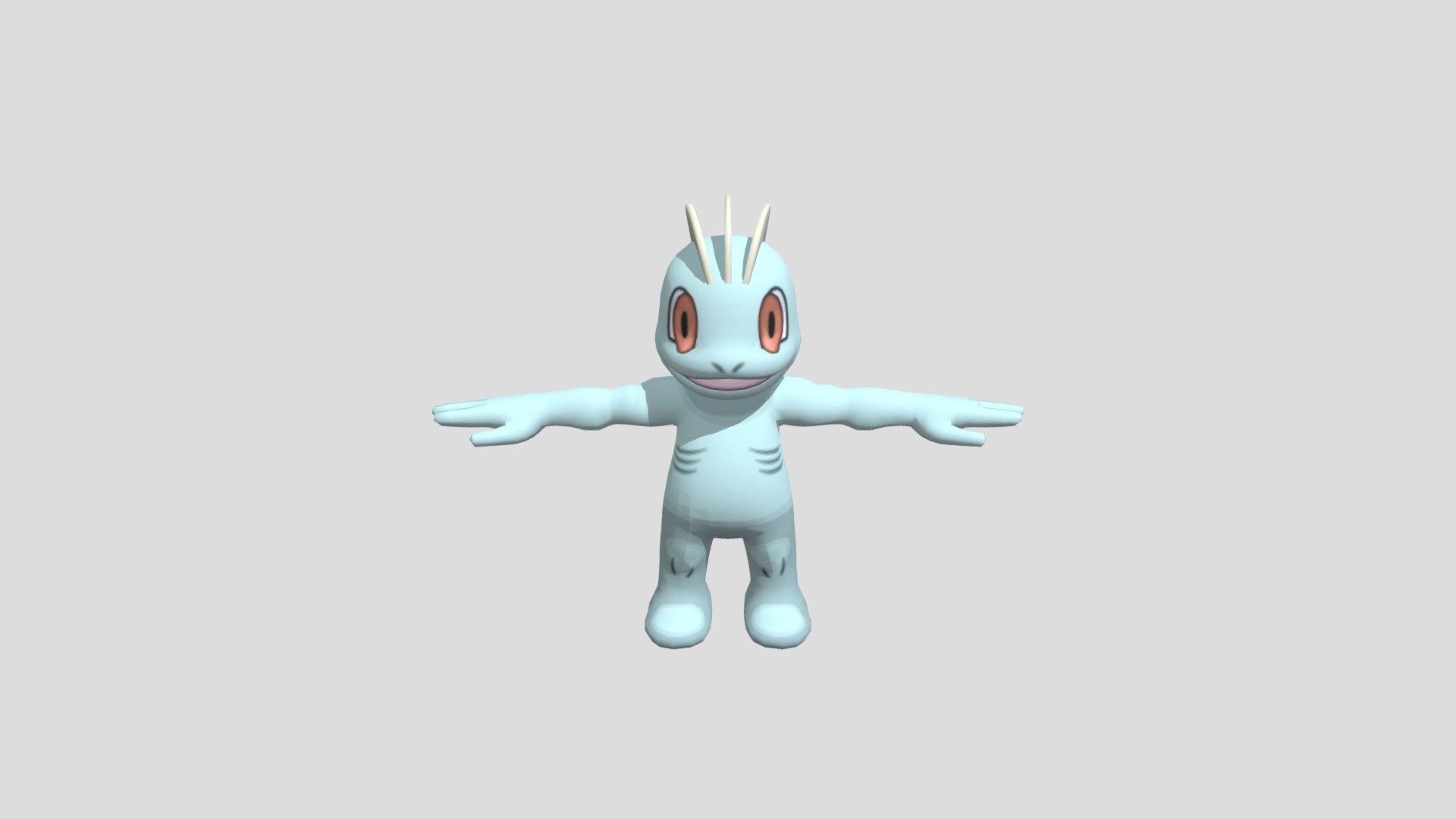 1920x1080 Machop Free 3D model by nguyenlouis32 [d454660]