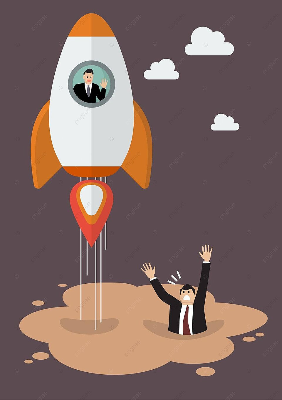 960x1358 Entrepreneur Escaping Quicksand On Rocket Struggle Debt Launch Photo Background Wallpaper Image For Free Download