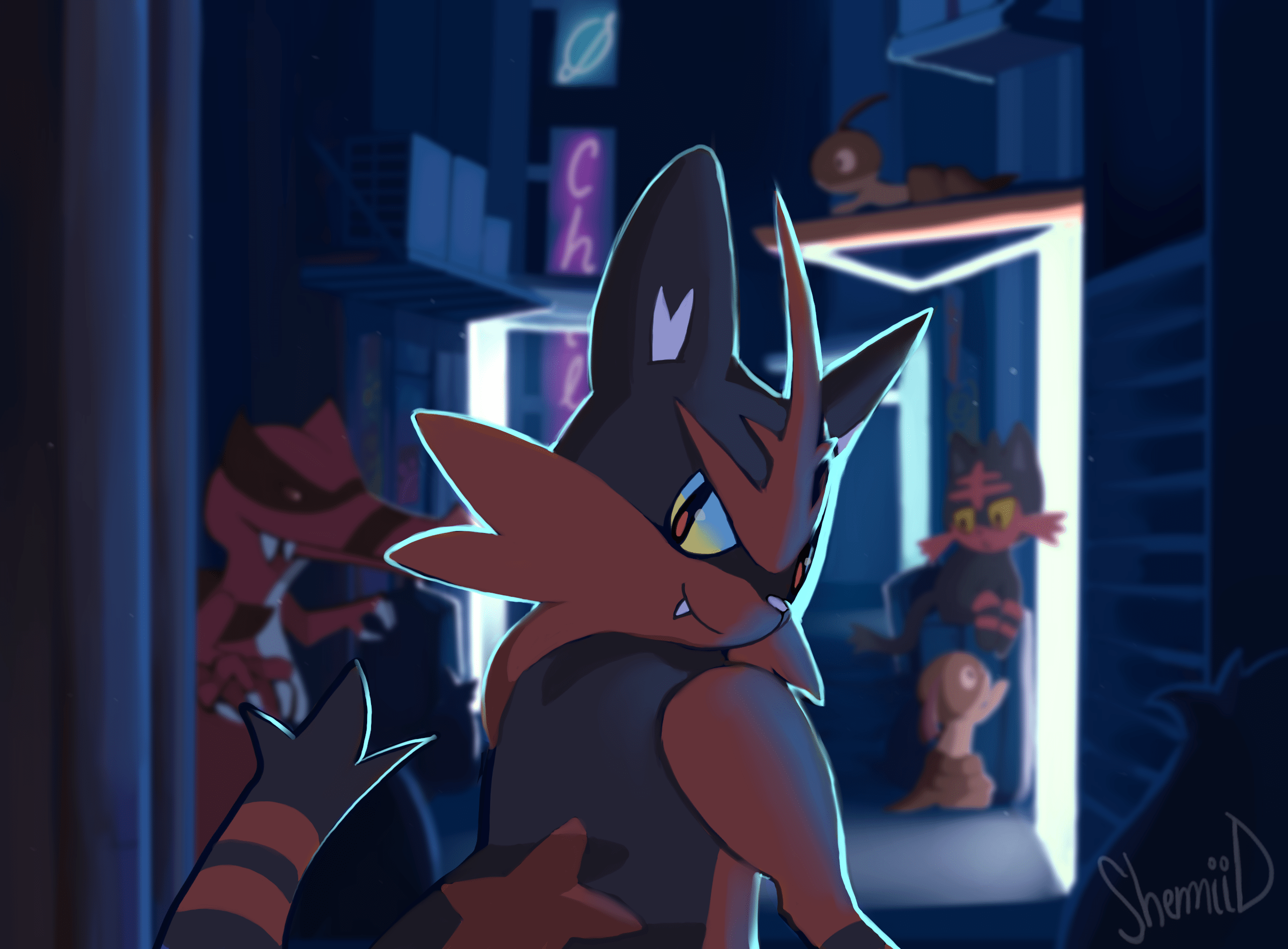 2544x1875 OC I think Torracat is cool!