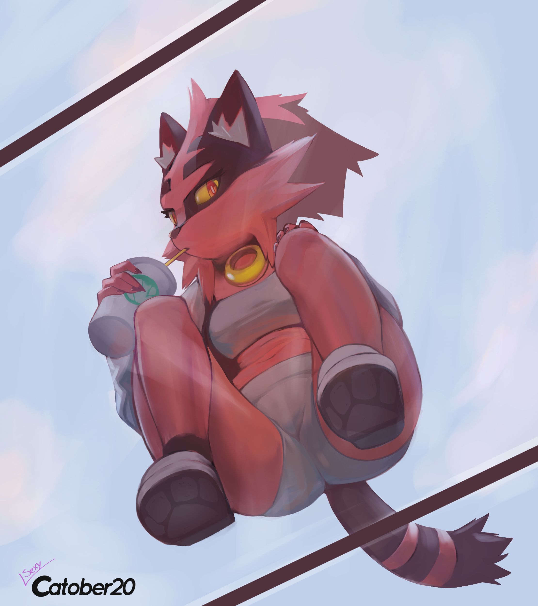 2220x2500 Day 9 Torracat by feliscede on Newgrounds