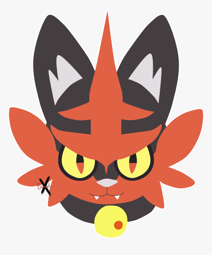 860x1034 lineless #torracat #pokemonpic, HD Png Download