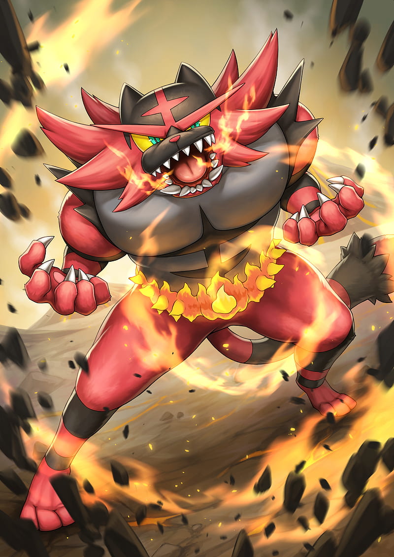 800x1130 HD incineroar wallpaper
