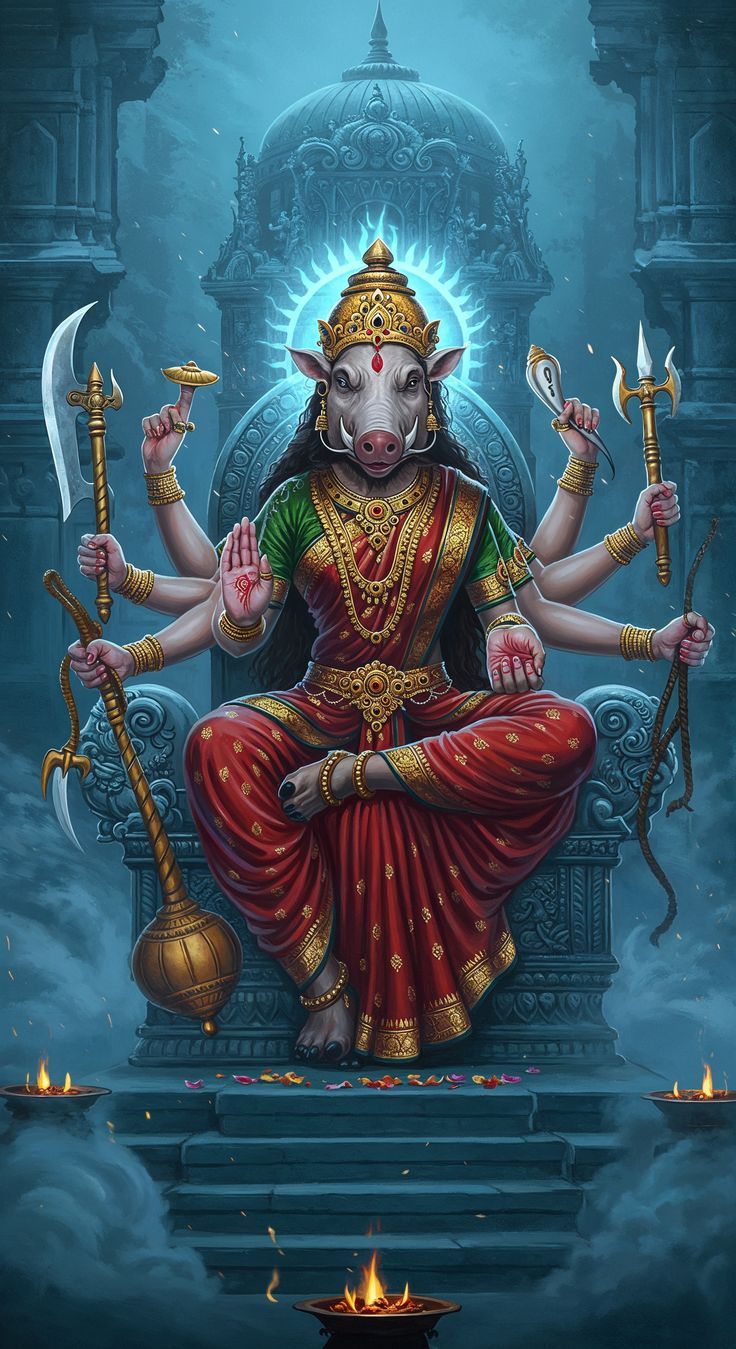736x1349 Varahi Navaratri 2025 Rituals. Powerful Goddess Varahi Practices for Protection & Prosperity