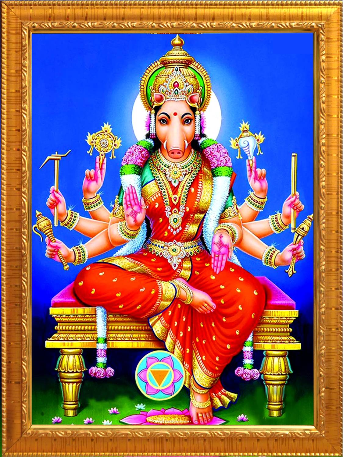 1125x1500 lvy varahi maa photo frame, varahi mata photo frame, religious frame size 8x10 inch Religious Frame