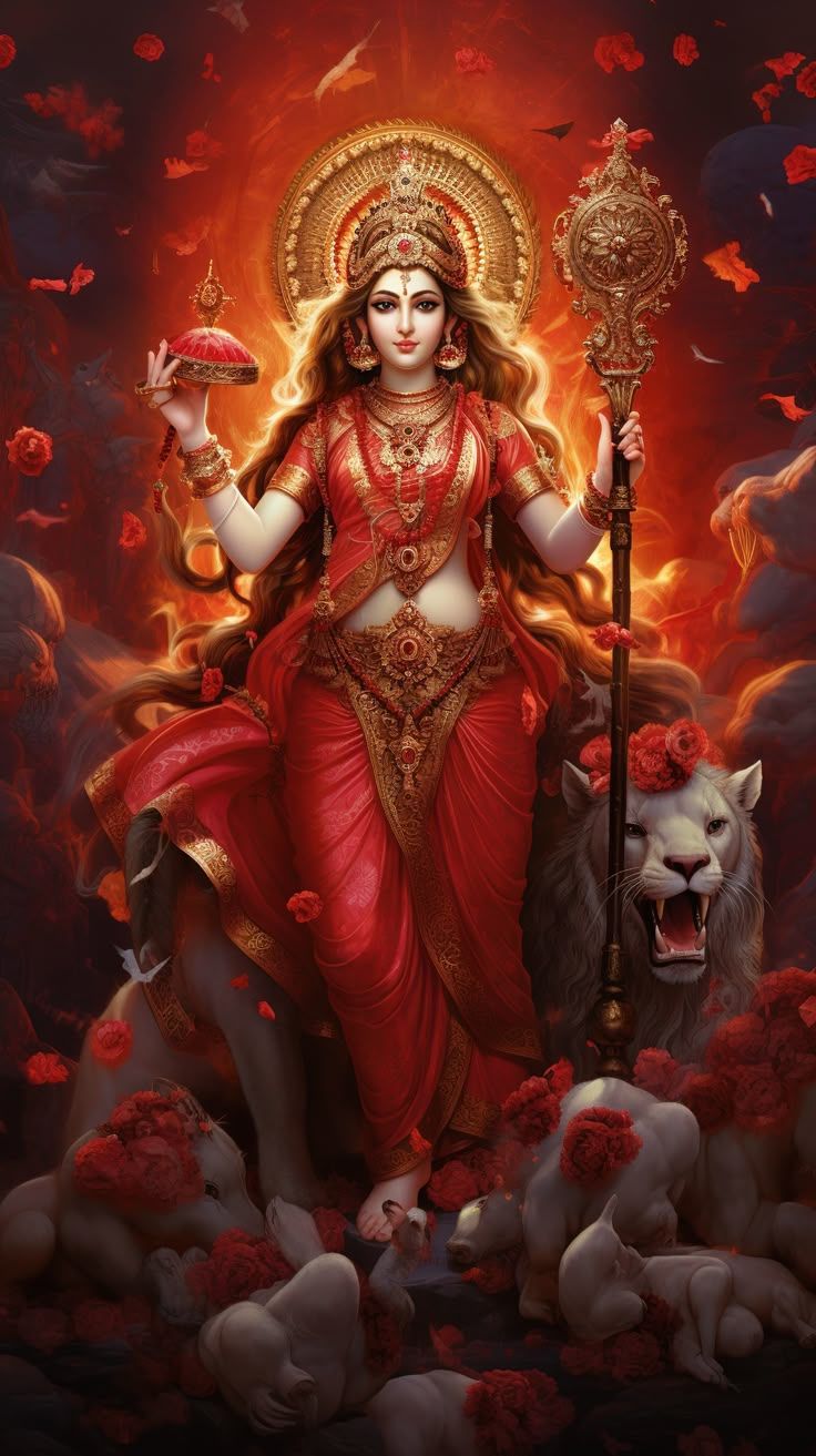 736x1313 Maa Durga