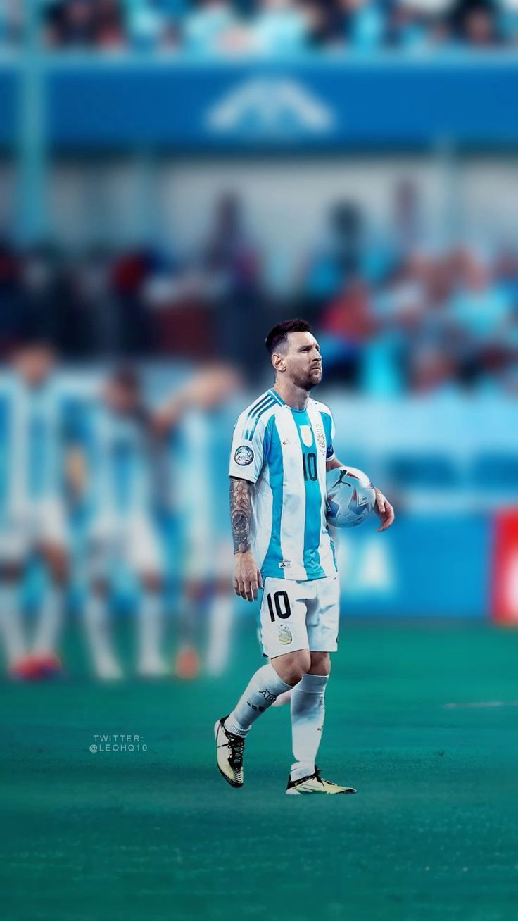 736x1308 4k Wallpaper Lionel Messi Argentina 2024