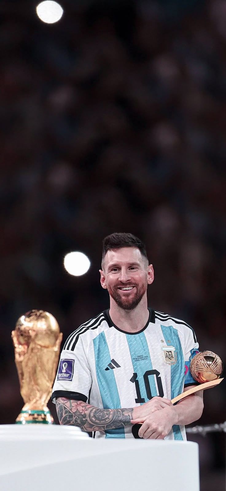 736x1594 4k Wallpaper Messi Argentina 2022