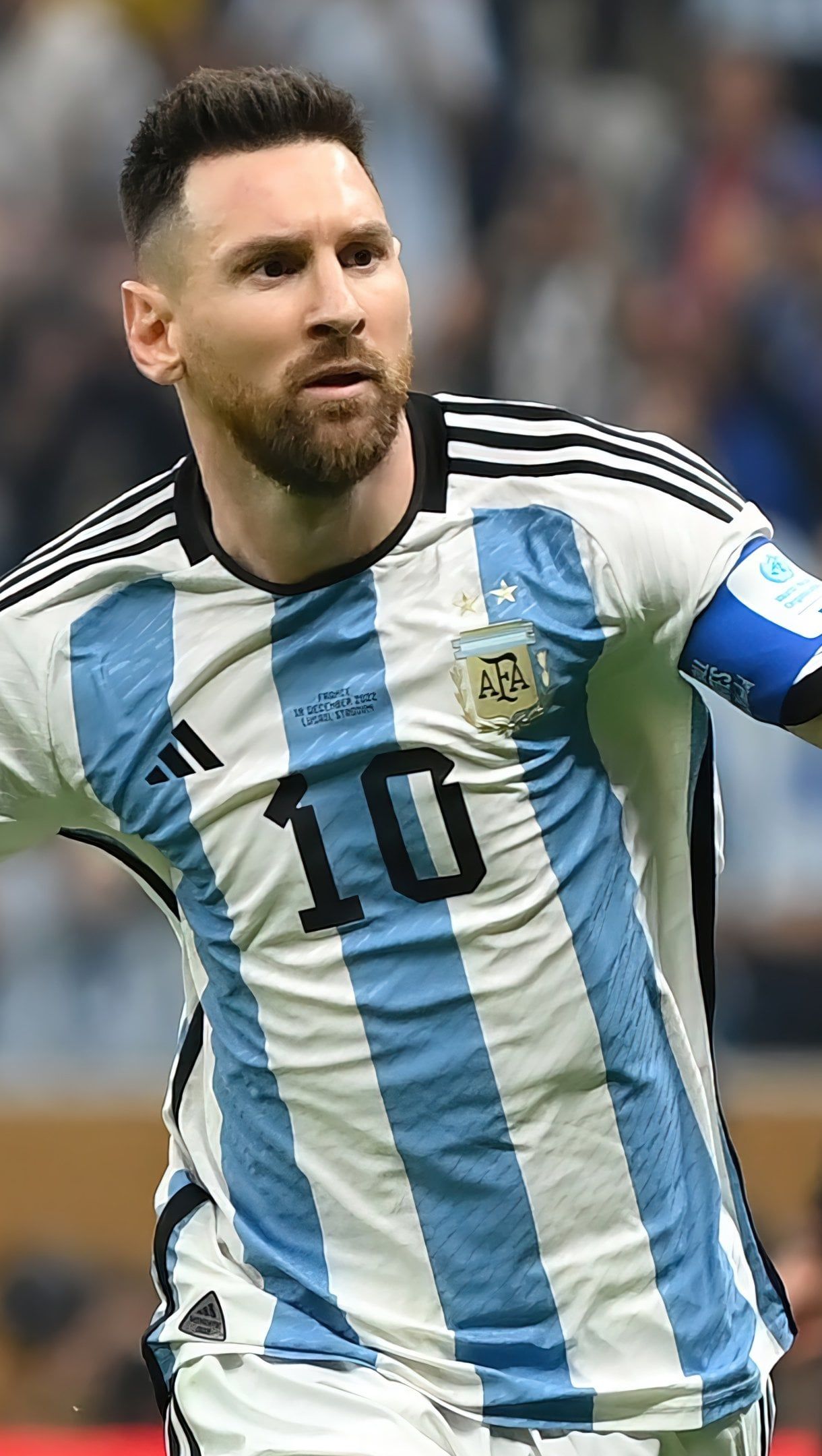 1220x2160 Messi in the Argentina National Team Wallpaper 4K for iPhone and Mobile Phone