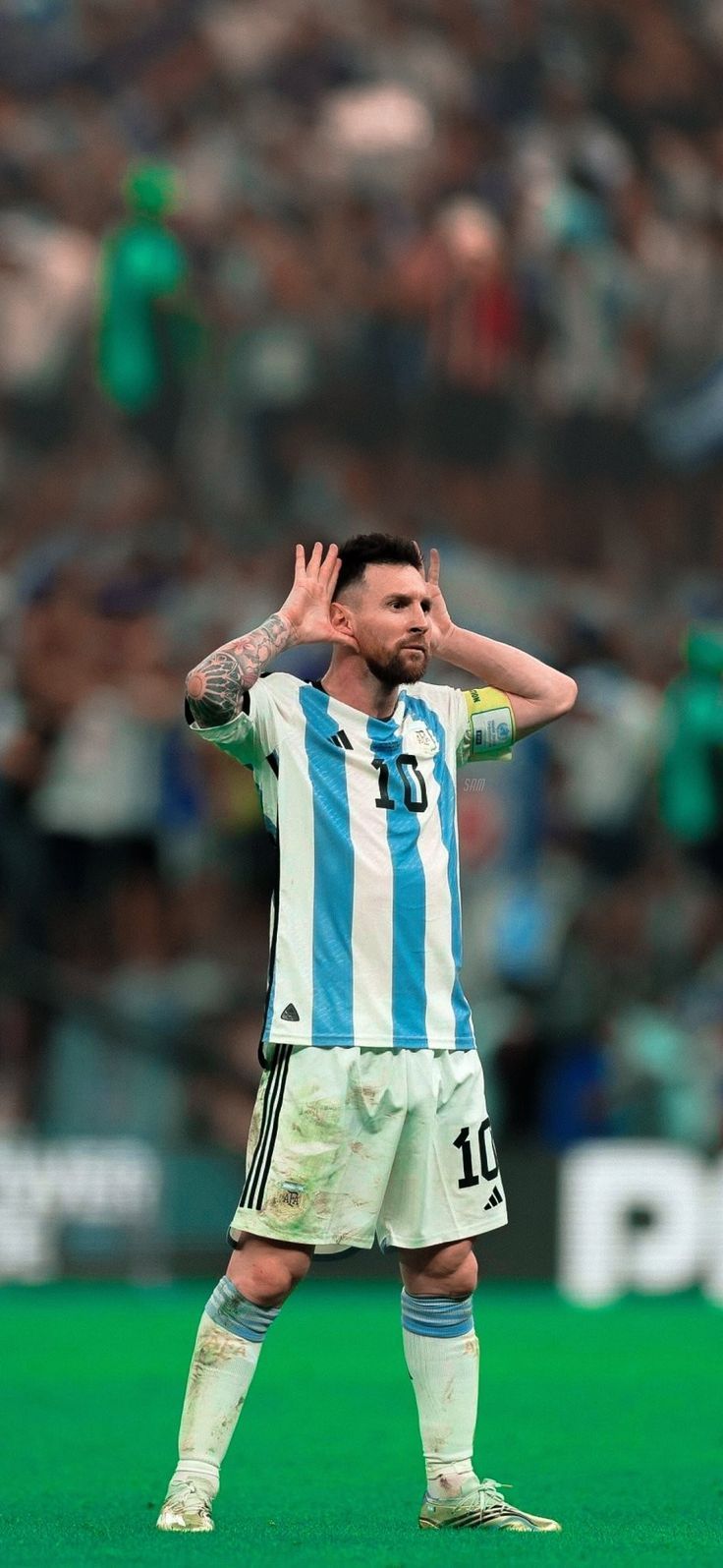 736x1595 4k Wallpaper Messi Argentina 2022