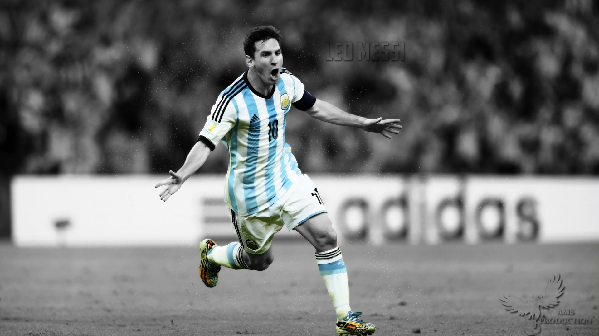 1920x1080 Messi Argentina PC Wallpaper