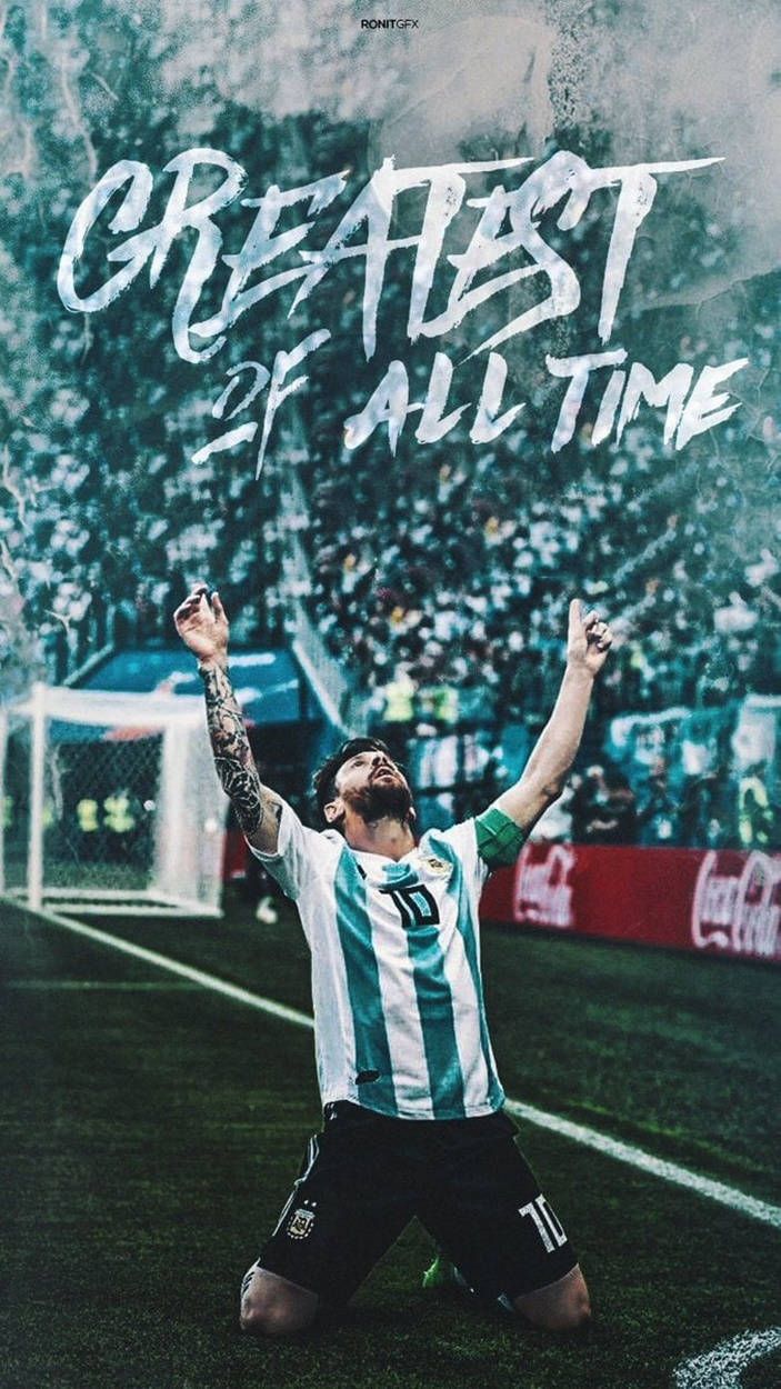 703x1250 Download Football Goat Messi Argentina Wallpaper