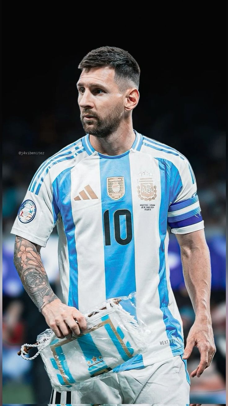 736x1308 4k Wallpaper Lionel Messi Argentina 2024