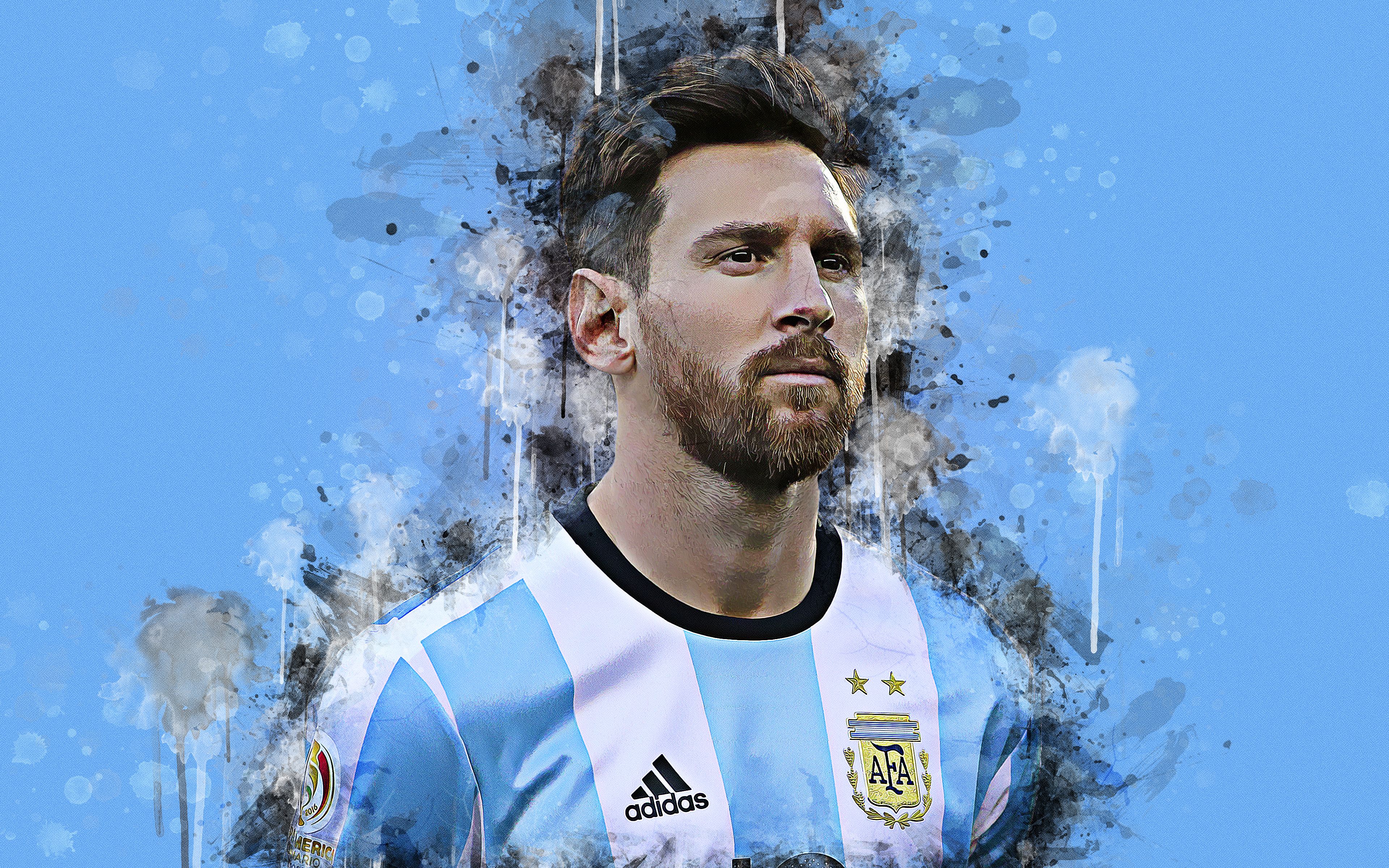 3840x2400 Messi Argentina 4k Wallpaper