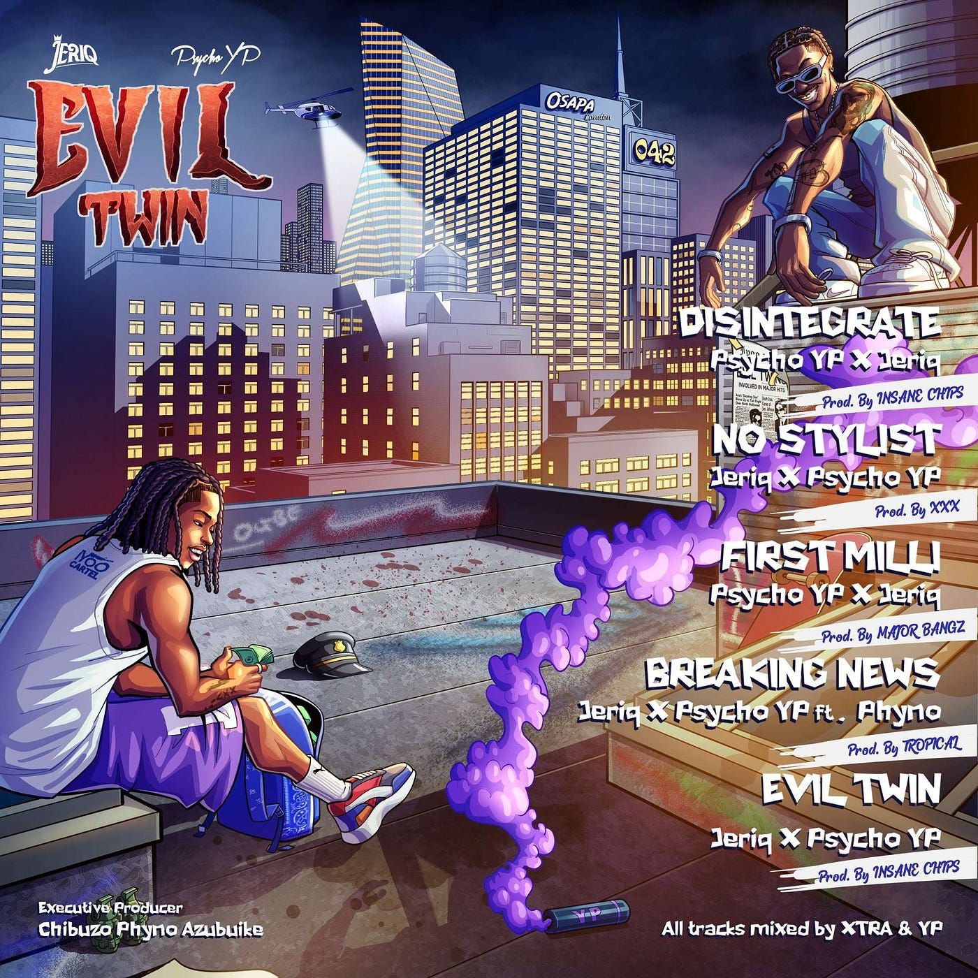 1400x1400 Jeriq And Psycho YP : Evil Twin (EP Review).