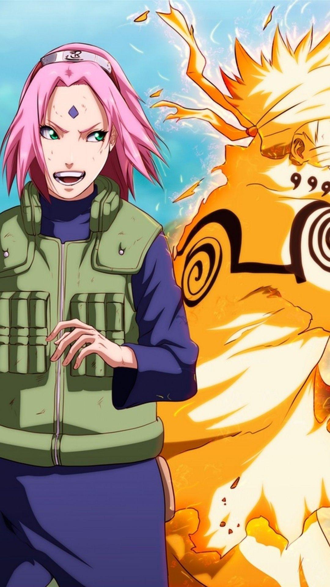 1080x1920 iPhone Wallpaper Naruto Team 7