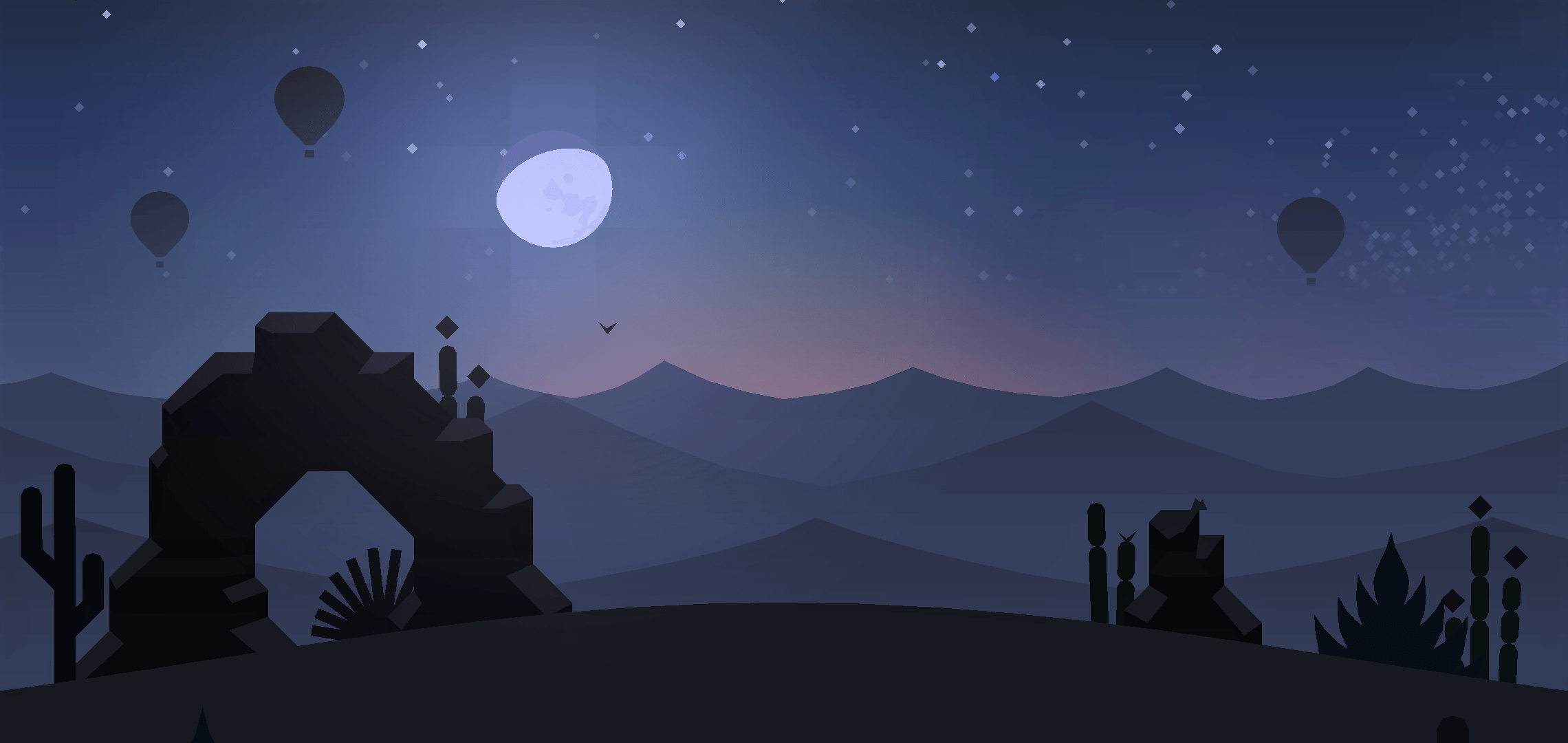 2280x1080 Alto's Odyssey game wallpaper
