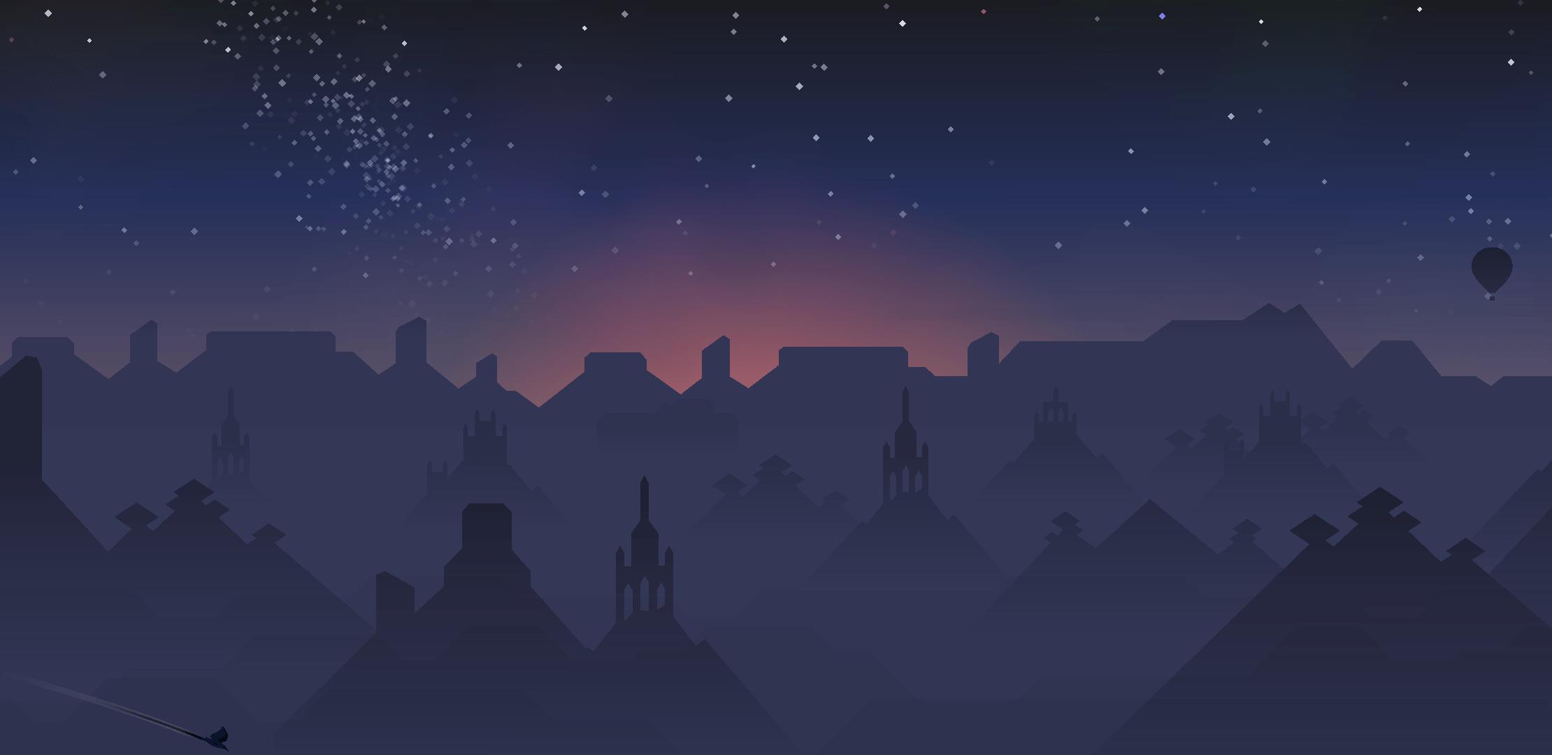 2220x1080 Alto's odyssey, hope you like it!