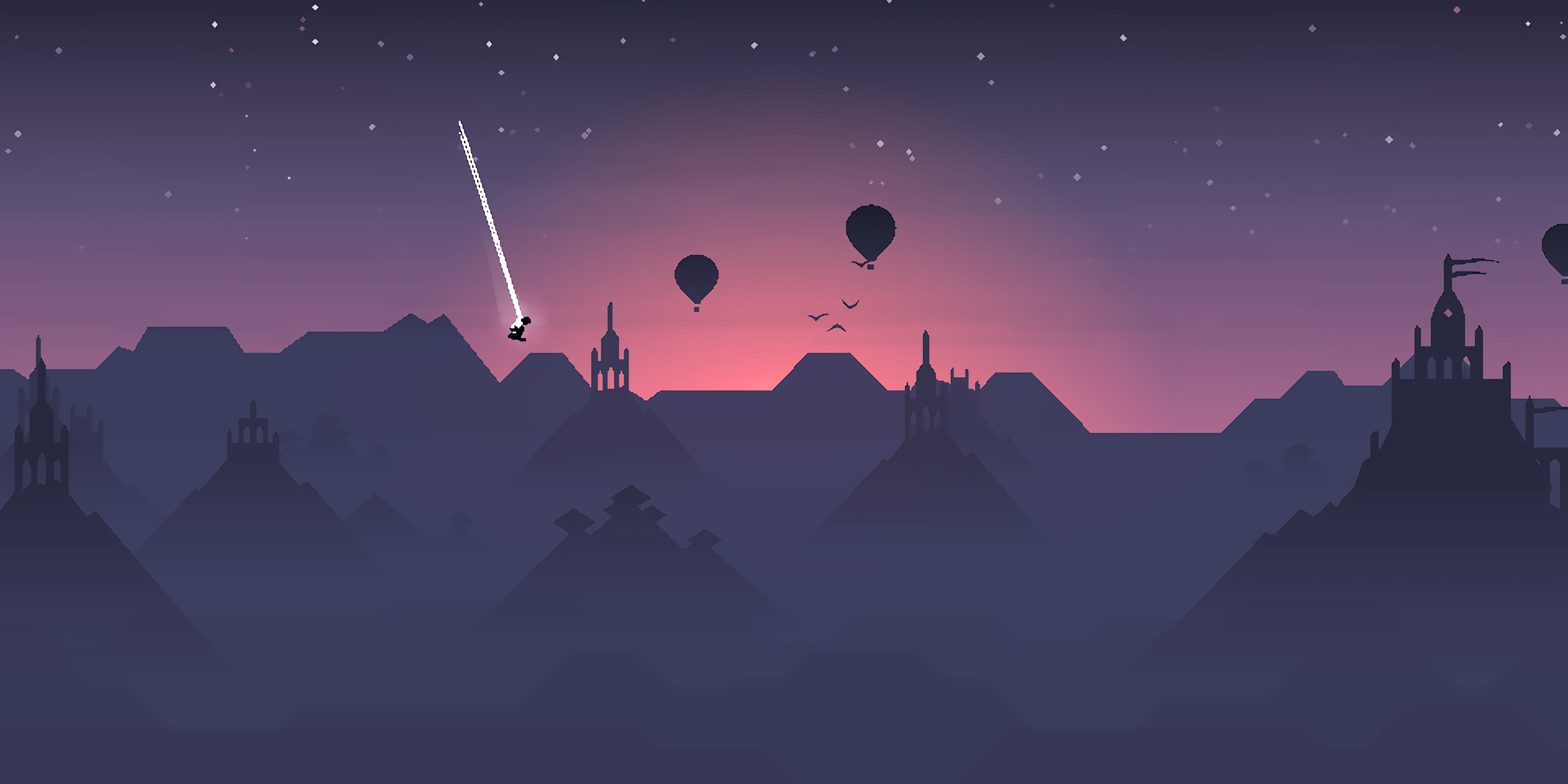 3840x1920 Alto's Odyssey screenshot upscaled using Ai