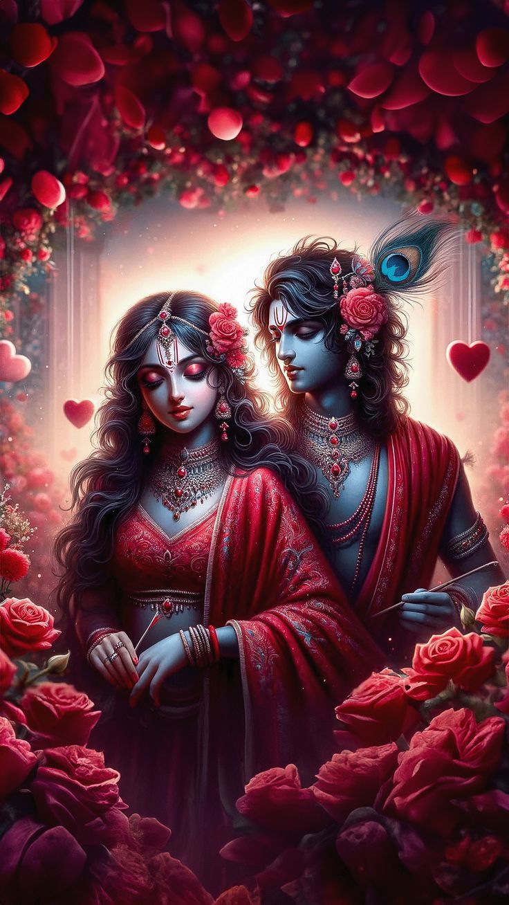 736x1308 Radha Krishna AI