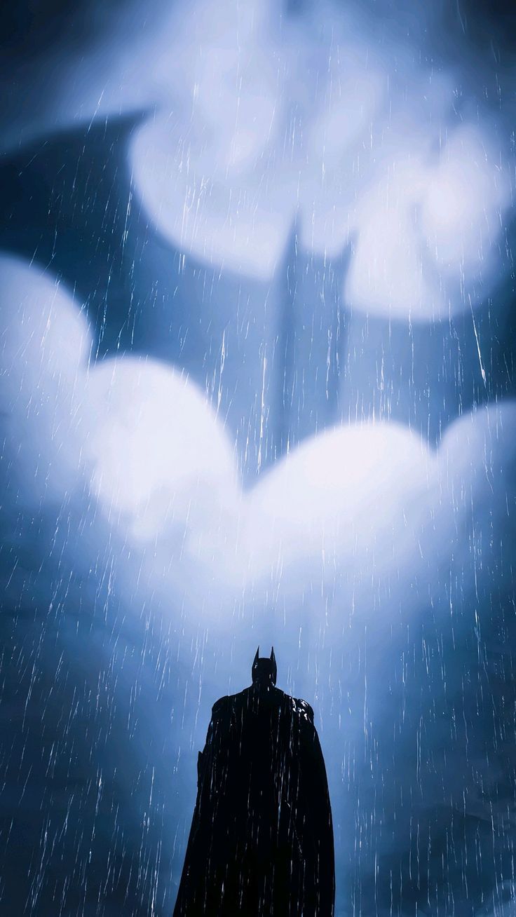 736x1308 Batman light in sky. Batman blue wallpaper, Batman aesthetic, Batman picture