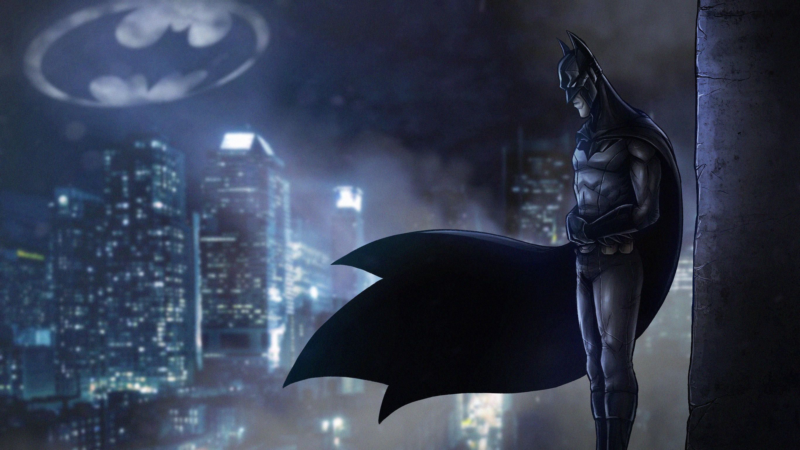 2732x1537 Batman Light Up Your Night Wallpaper, HD Superheroes Wallpaper, 4k Wallpaper, Image, Background, Photos and Picture