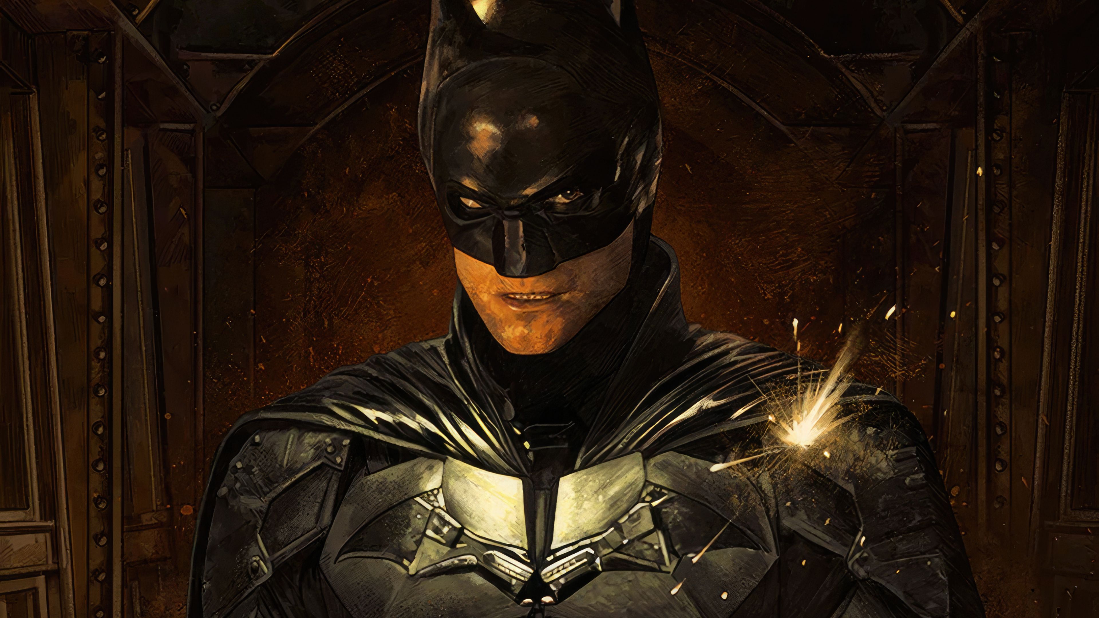 3840x2160 The Batman Light Up Wallpaper, HD Superheroes Wallpaper, 4k Wallpaper, Image, Background, Photos and Picture