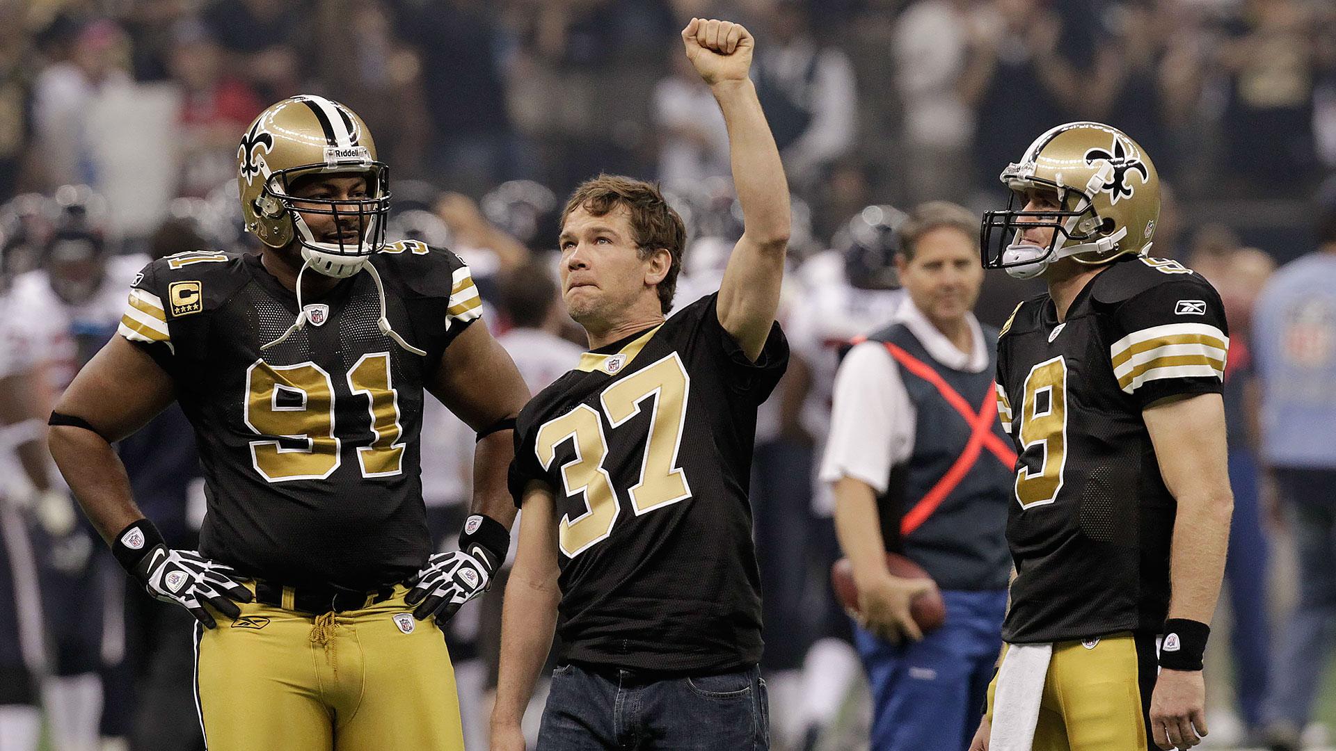 1920x1080 Steve Gleason approves of Saints' punt block TD against the Falcons