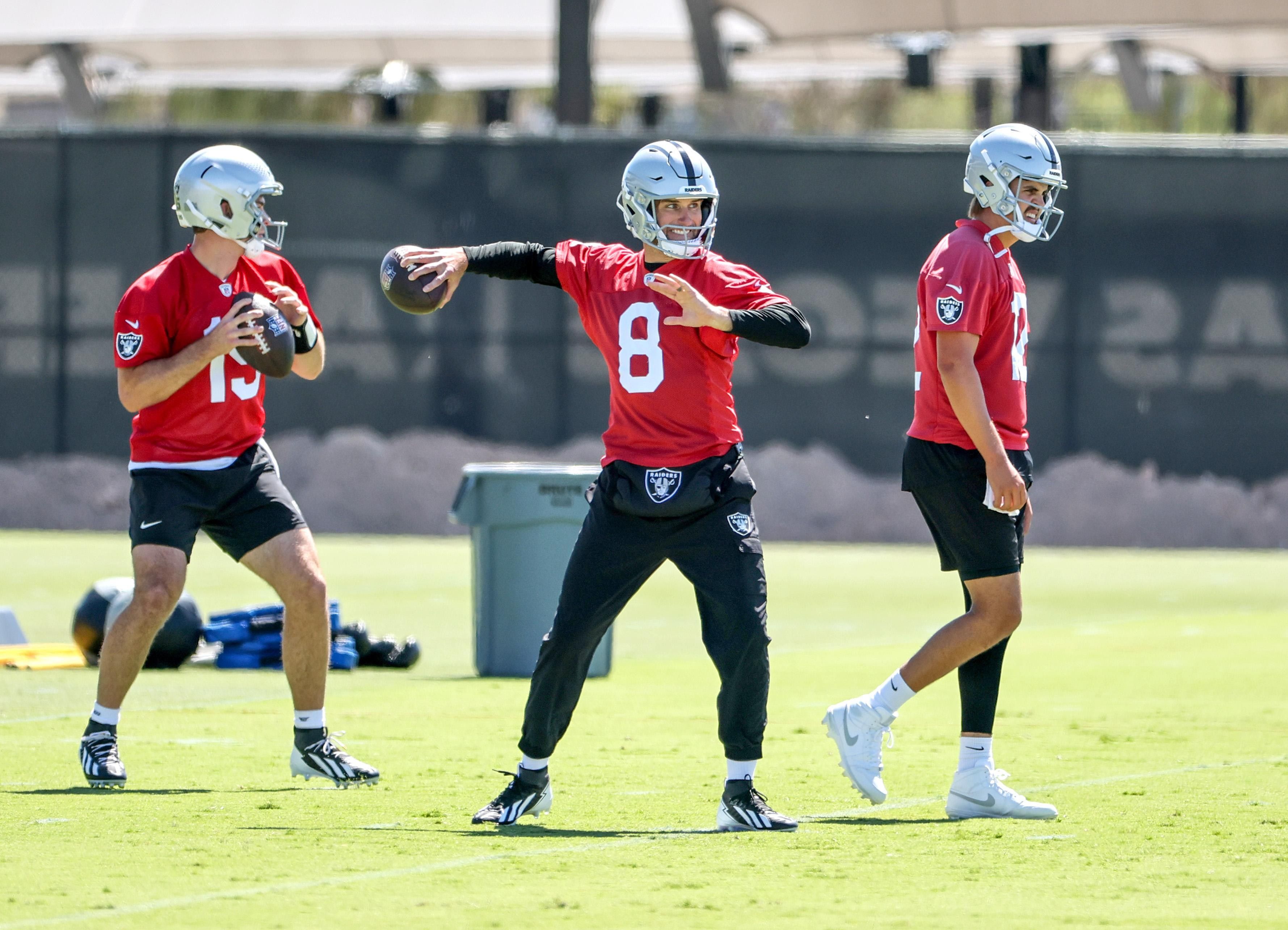 3558x2569 Raiders: What's Aidan O'Connell's mindset heading into 2026 season?. Silver And Black Pride