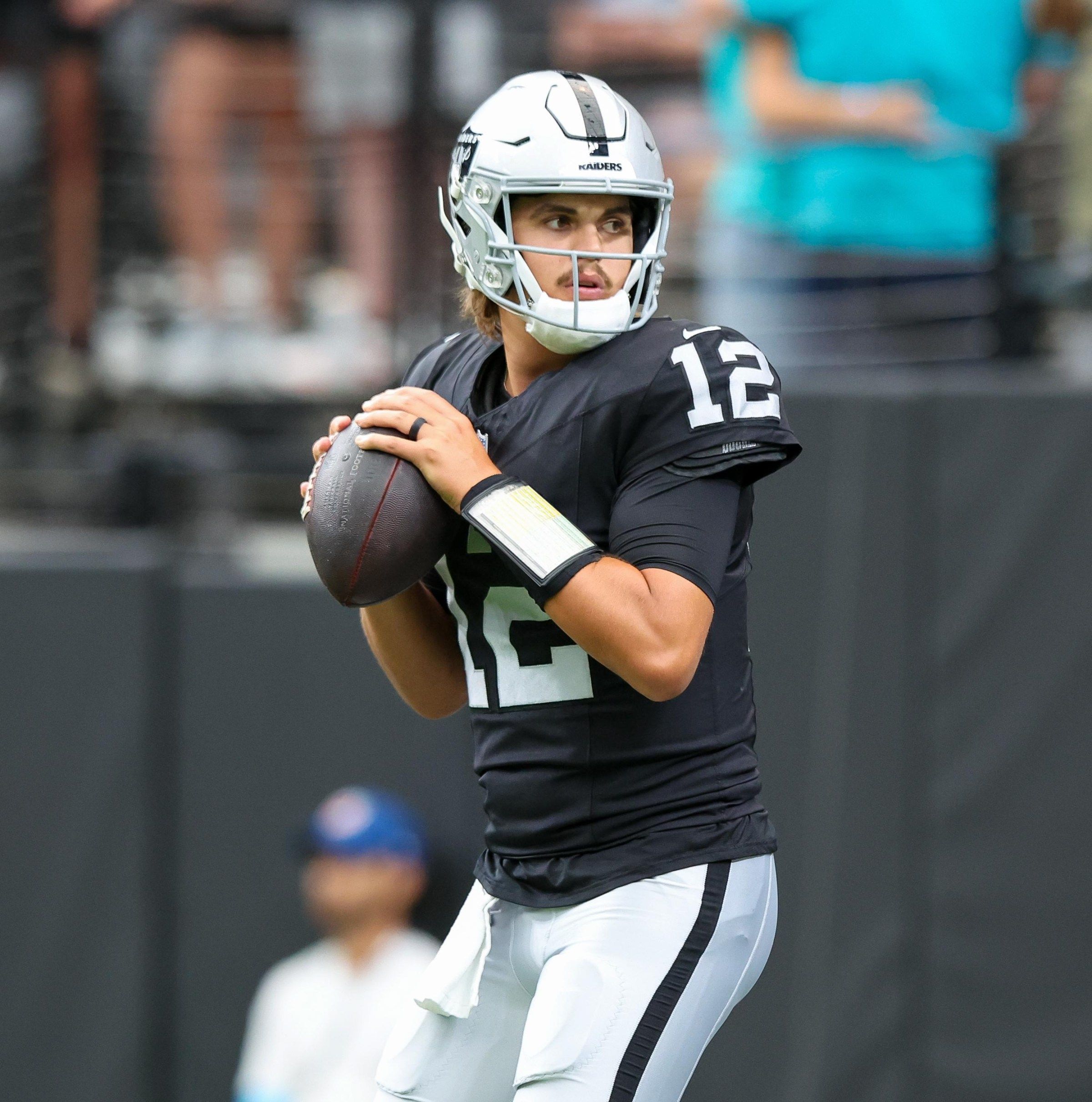 2400x2424 Las Vegas Raiders plan on using 2 quarterbacks Sunday. Silver And Black Pride
