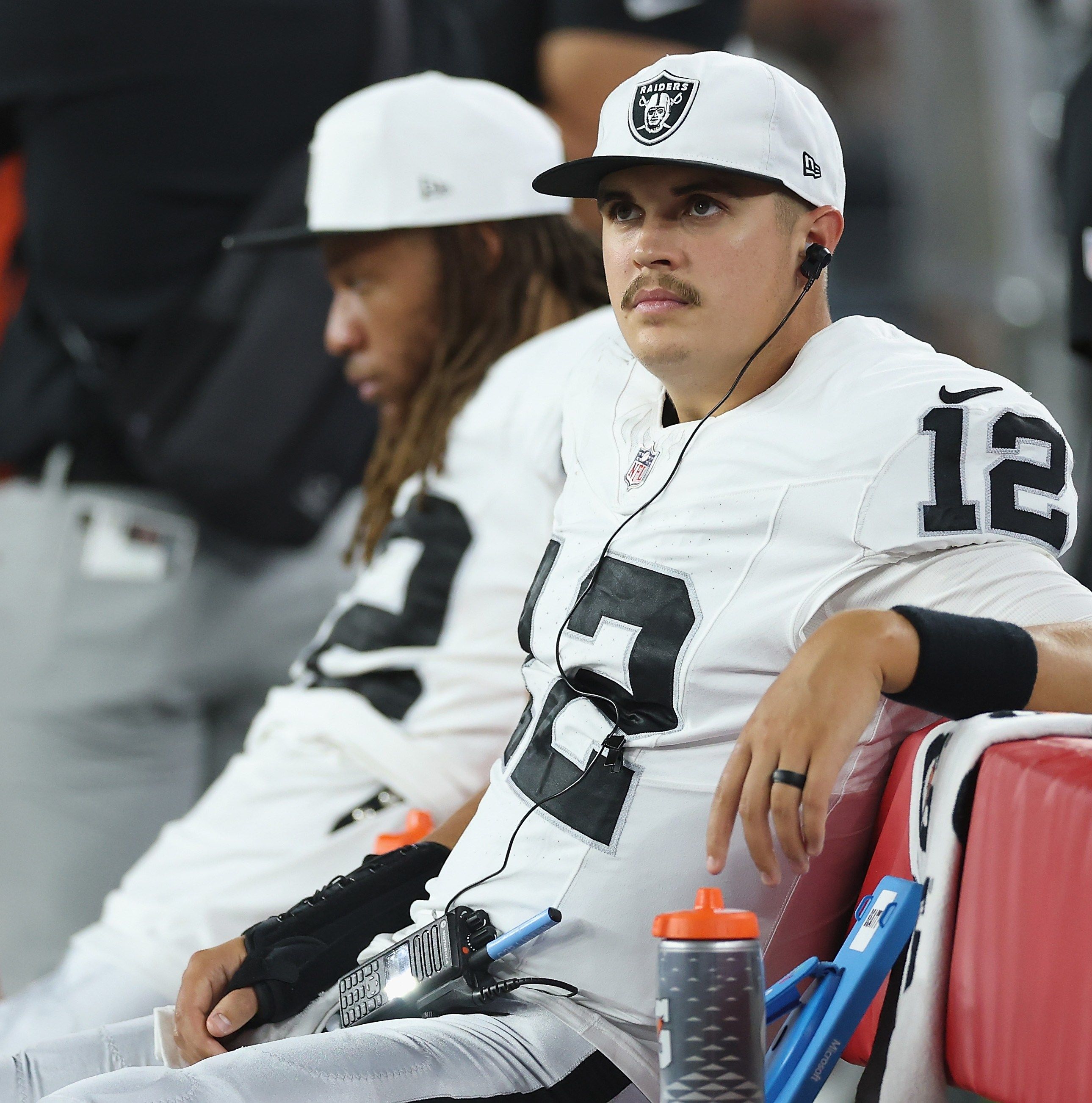 2579x2605 Raiders: What's Aidan O'Connell's mindset heading into 2026 season?. Silver And Black Pride