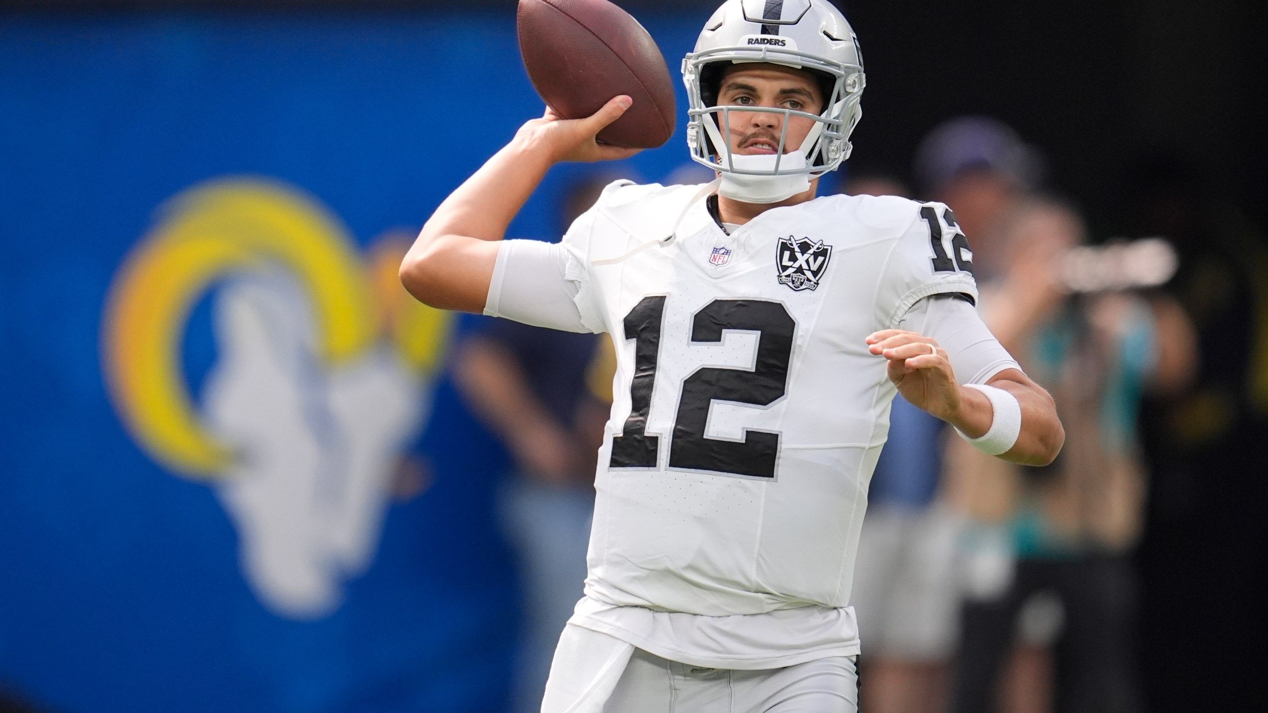 2560x1440 Raiders QB Aidan O'Connell Expected To Be Out 4 6 Weeks With A Broken Thumb, AP Source Says