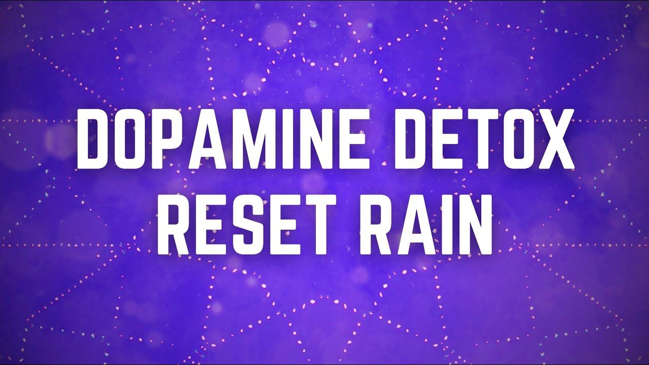 1280x720 DOPAMINE DETOX RESET RAIN Hours. Black Screen. No Midway Ads. Relax/ Sleep/ Calm Anxiety